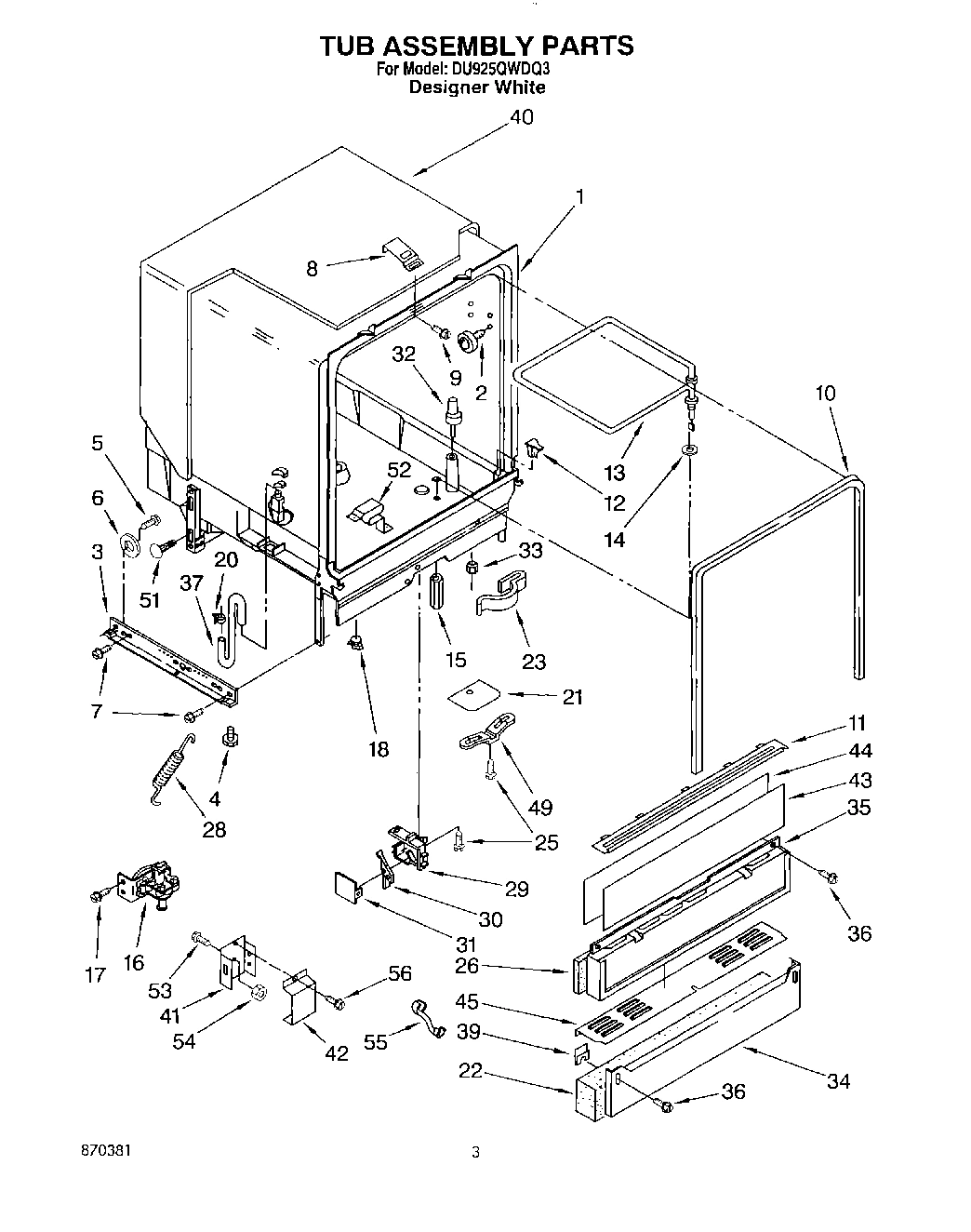 03 - TUB ASSEMBLY
