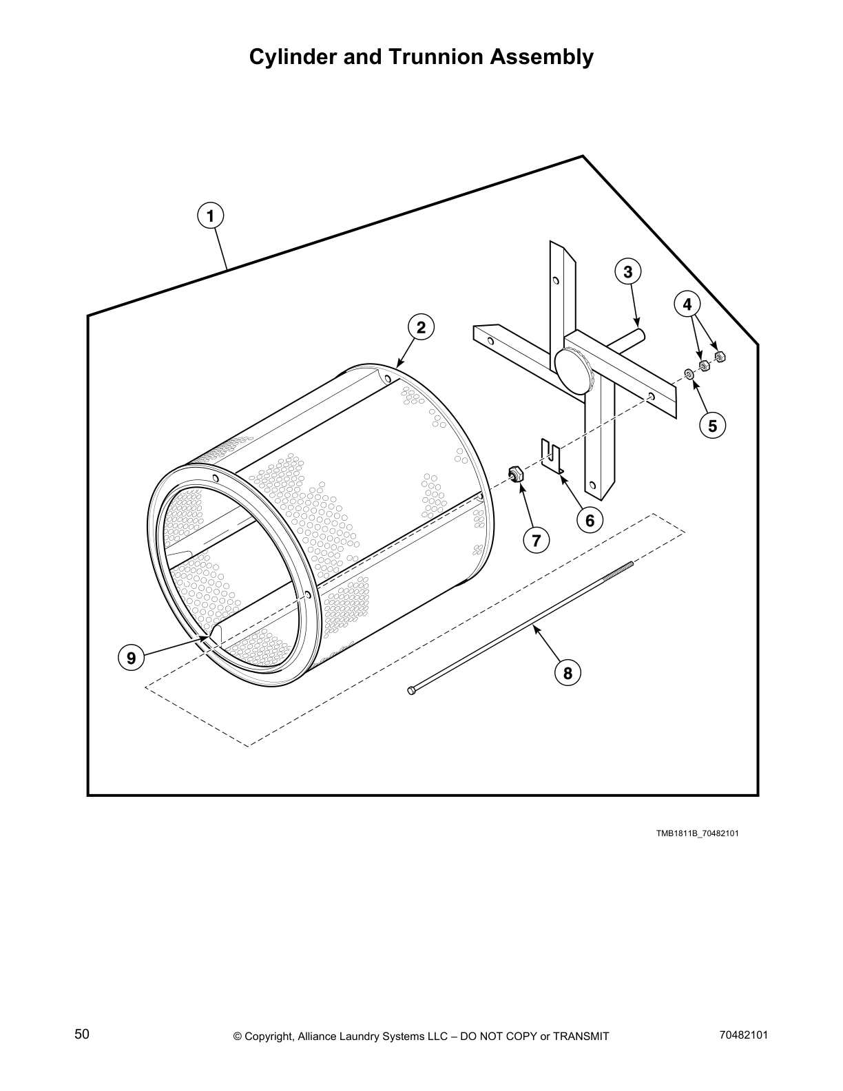 Cylinder and Trunnion Assembly