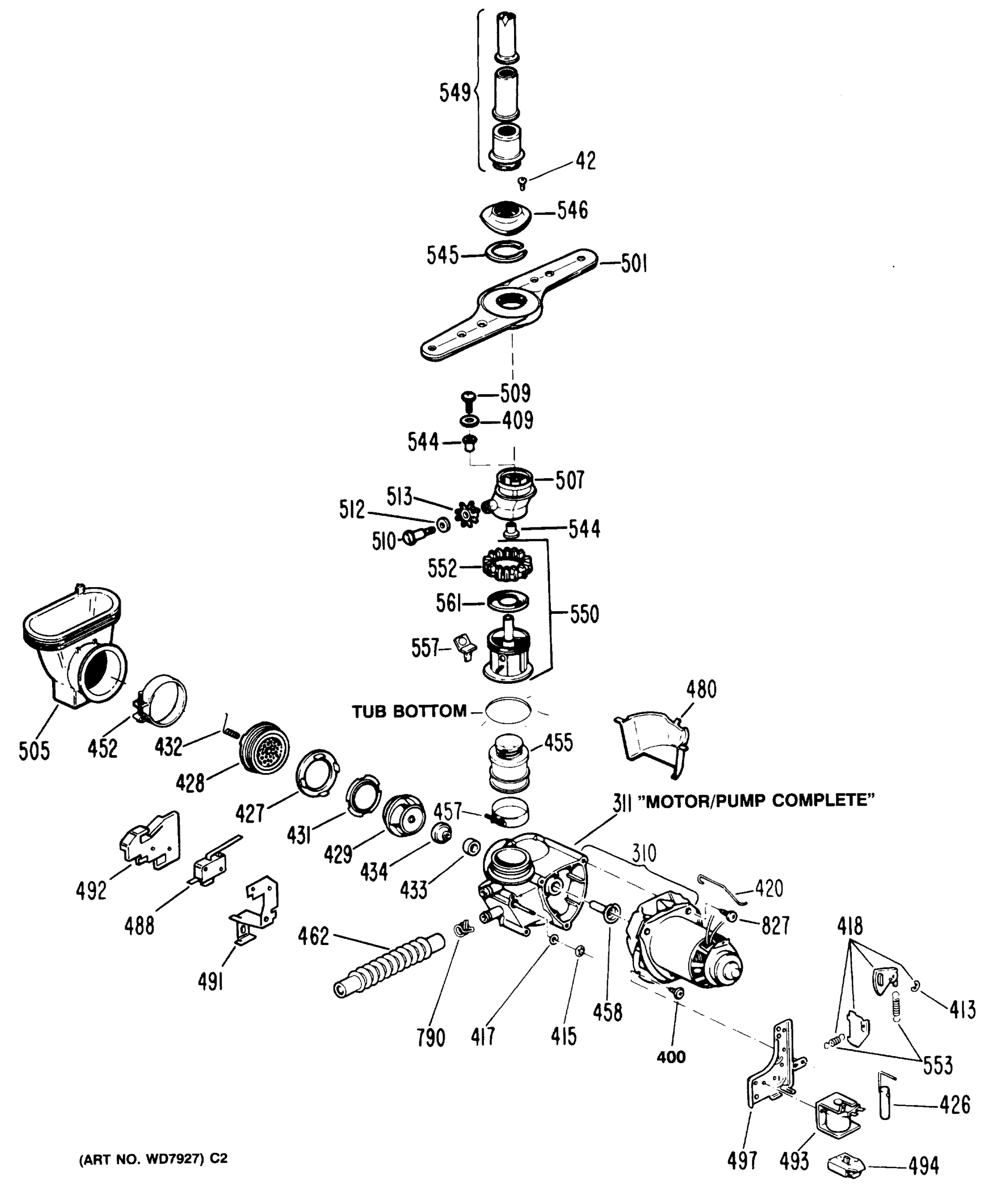 MOTOR-PUMP MECHANISM