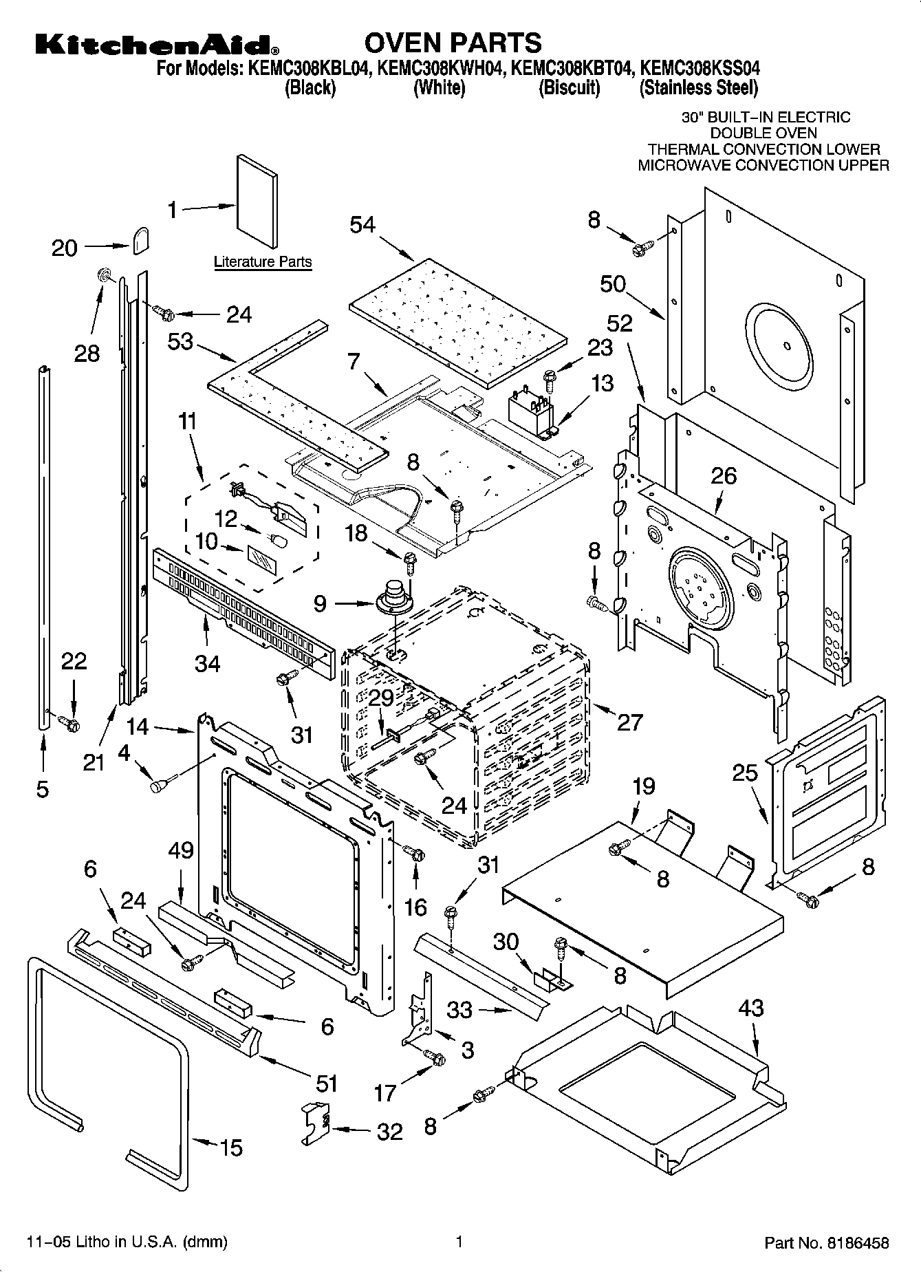 01 - OVEN PARTS