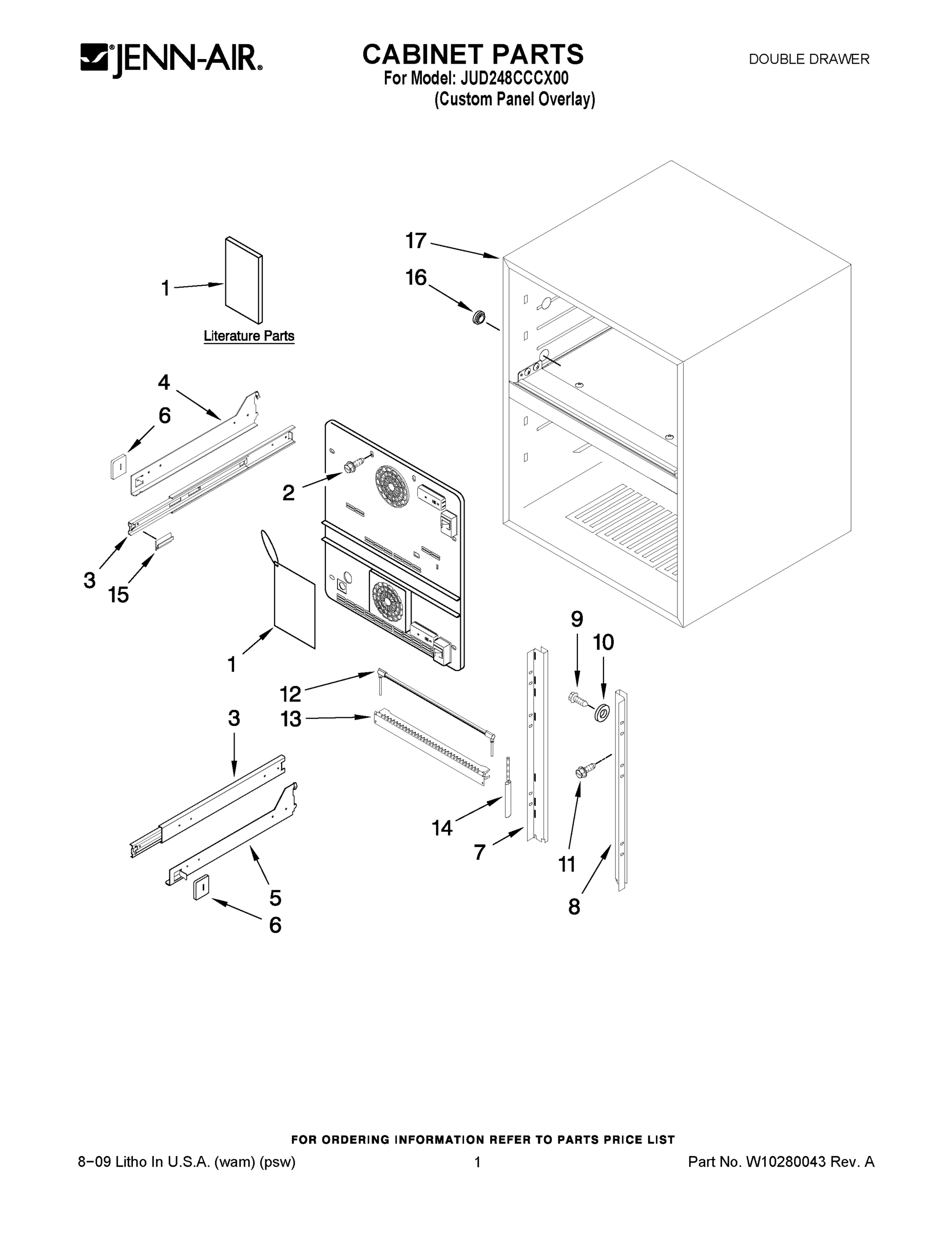 01 - CABINET PARTS