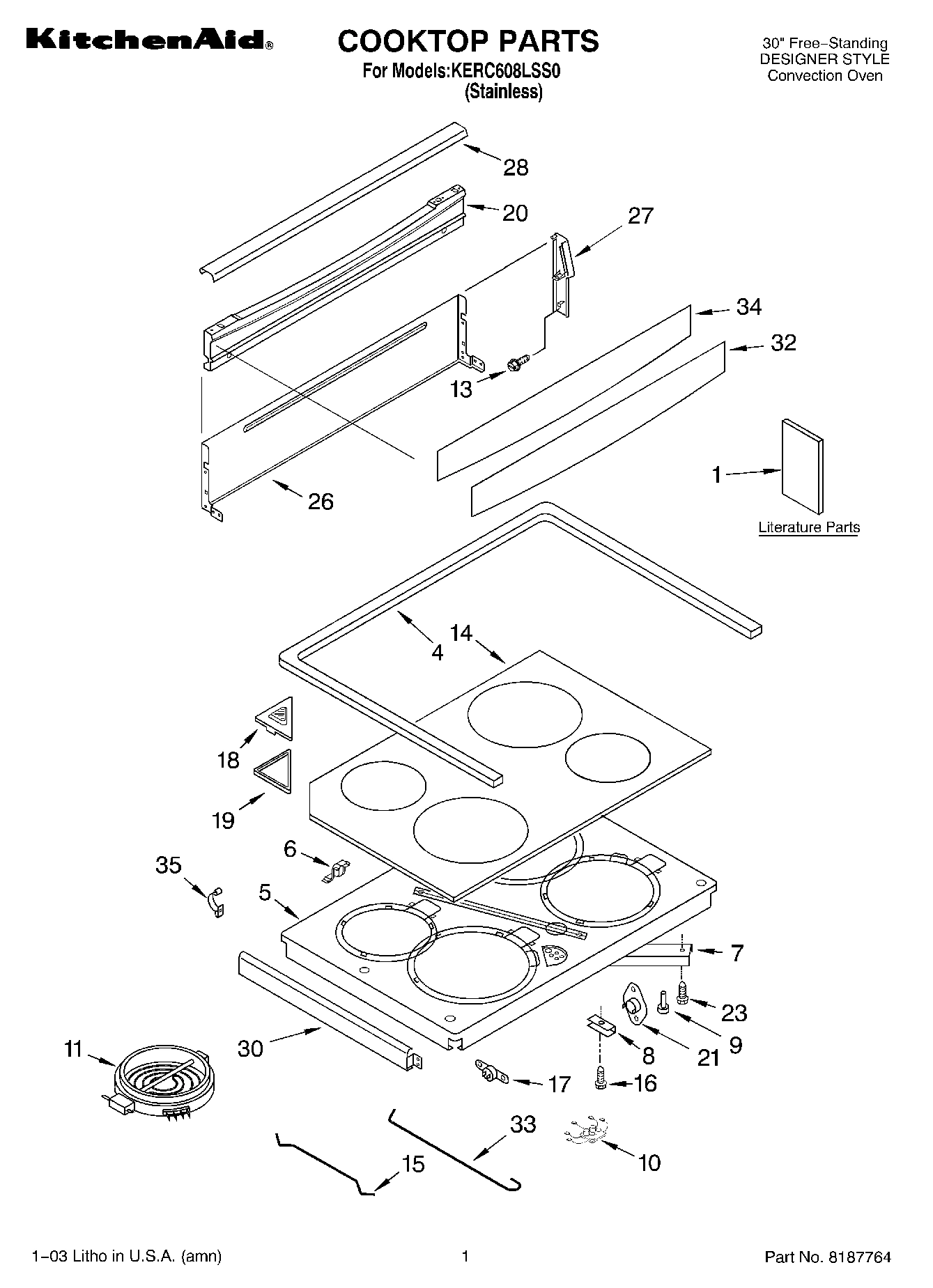 01 - COOKTOP PARTS