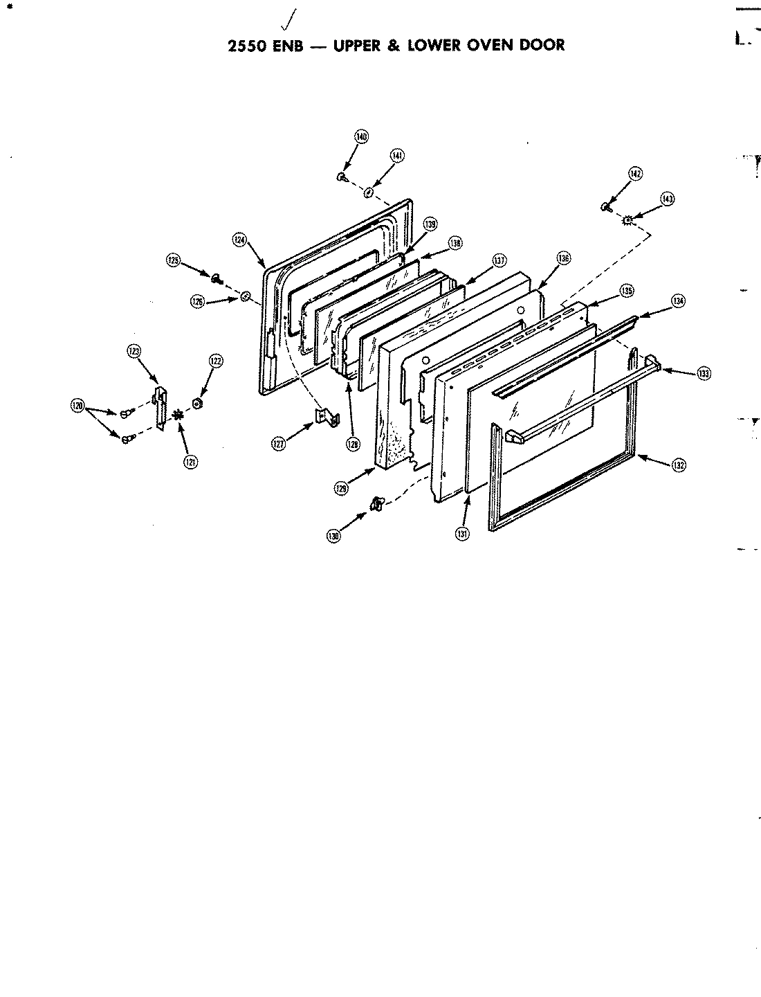 03 - OVEN DOOR (UPPER & LOWER)