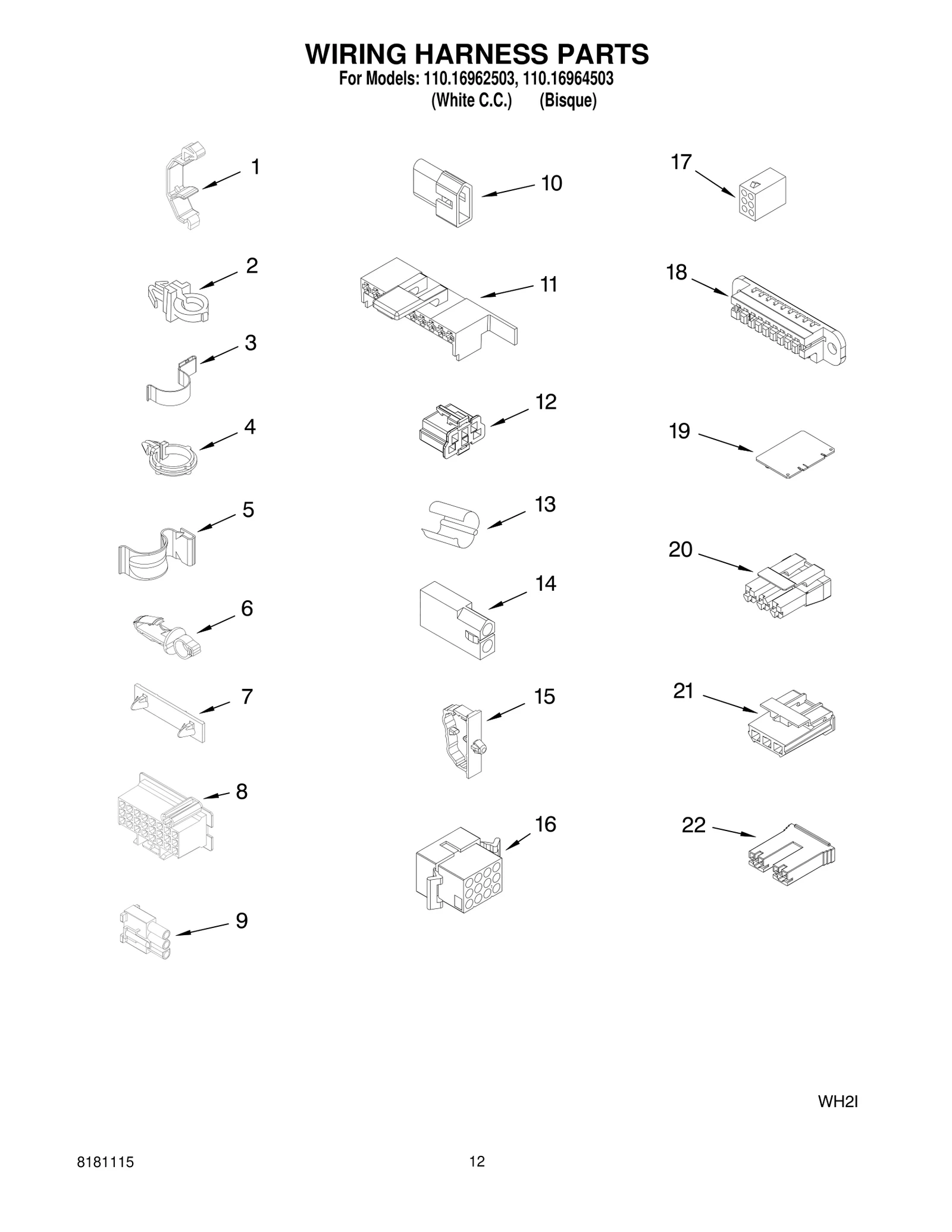 WIRING HARNESS PARTS