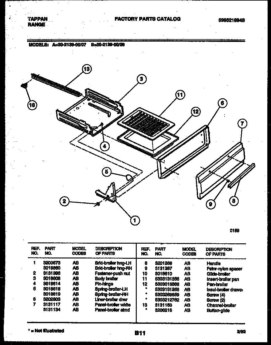 05 - BROILER DRAWER PARTS