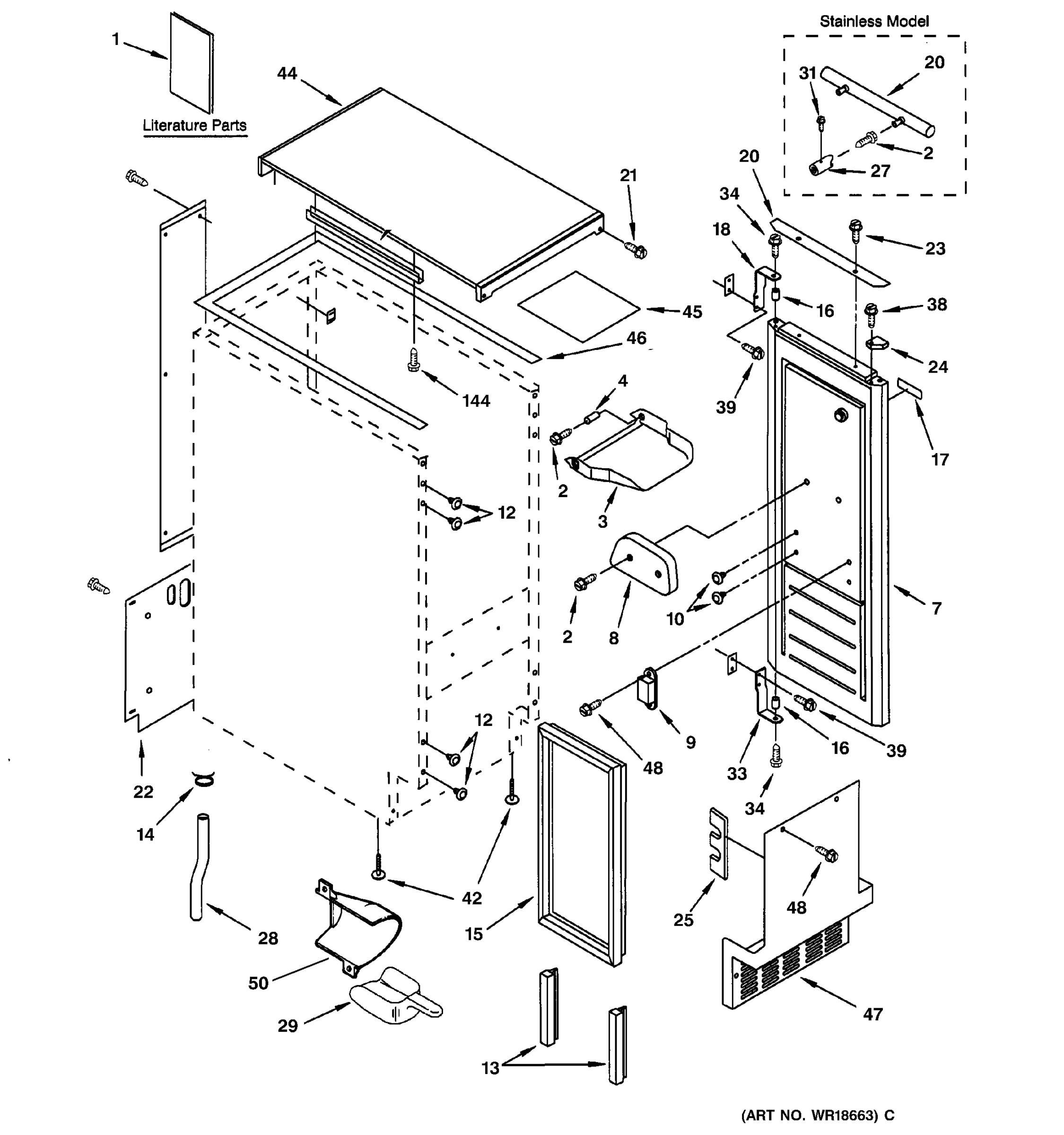 CABINET LINER & DOOR PARTS