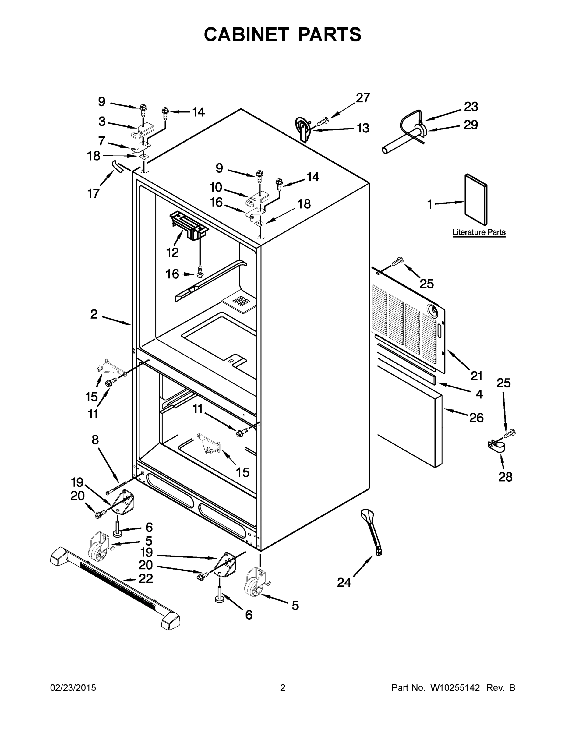 02 - CABINET PARTS