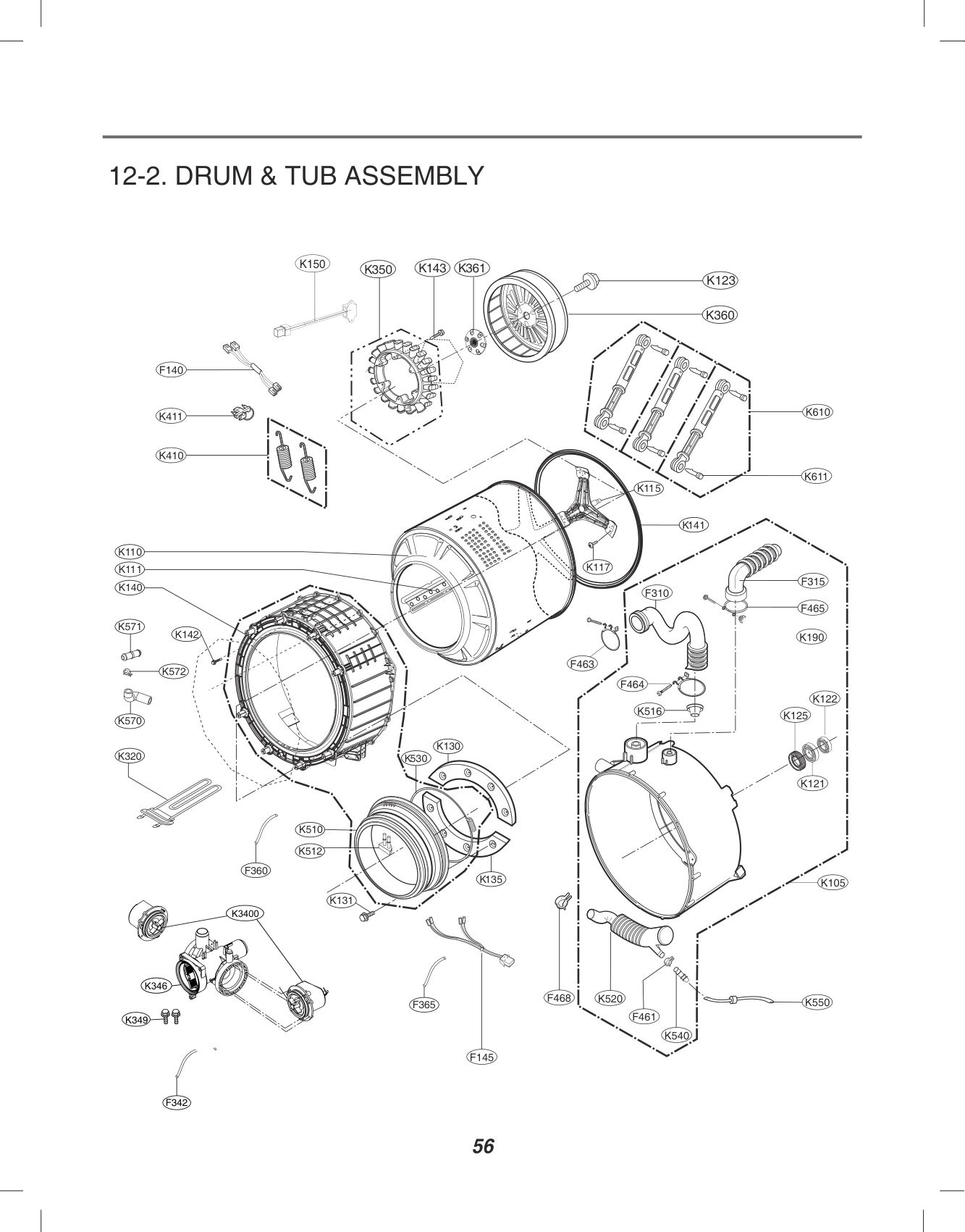 DRUM & TUB ASSEMBLY