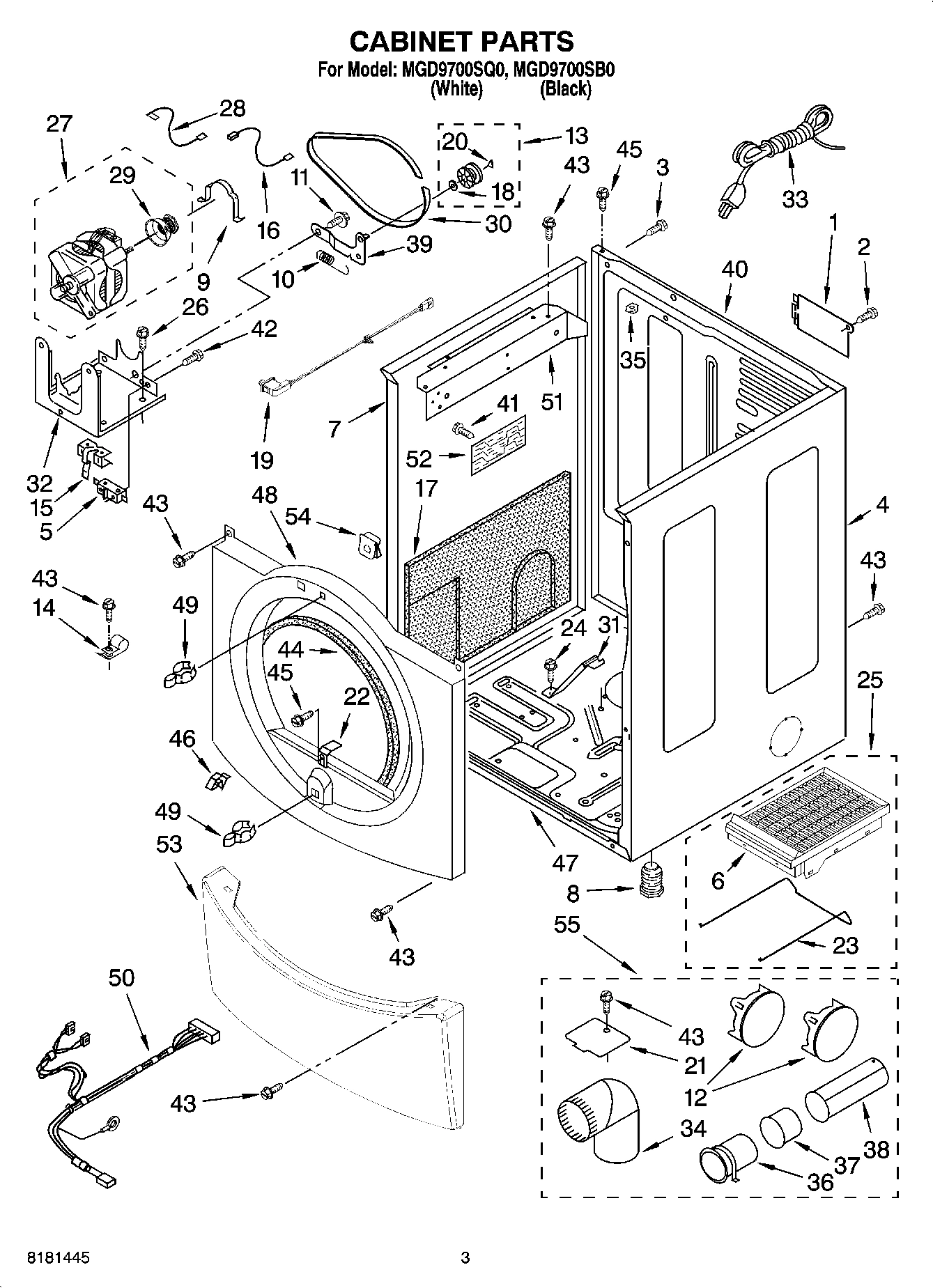 02 - CABINET PARTS