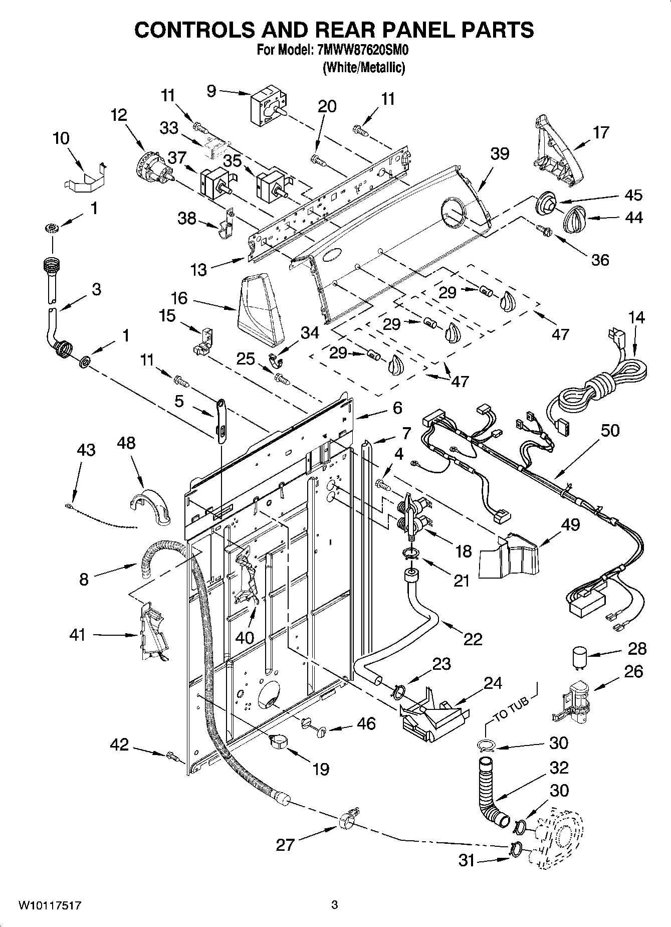 02 - CONTROLS AND REAR PANEL PARTS
