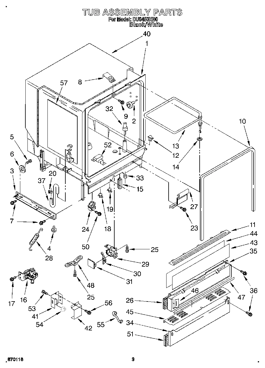 03 - TUB ASSEMBLY