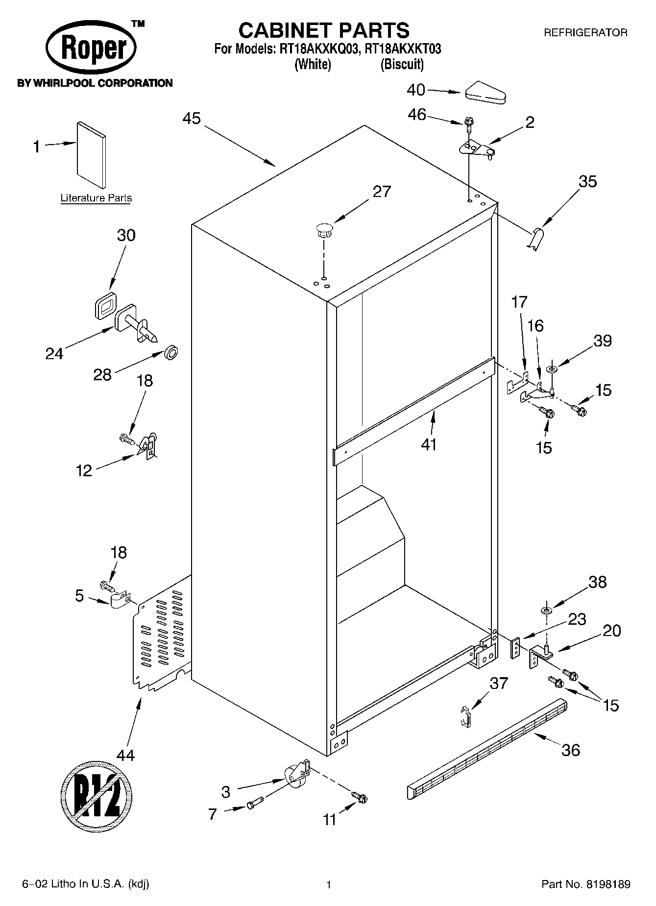 01 - CABINET, LITERATURE