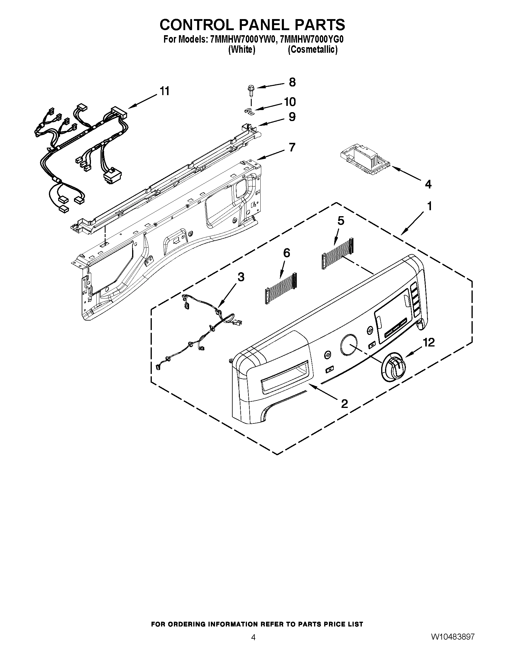 03 - CONTROL PANEL PARTS