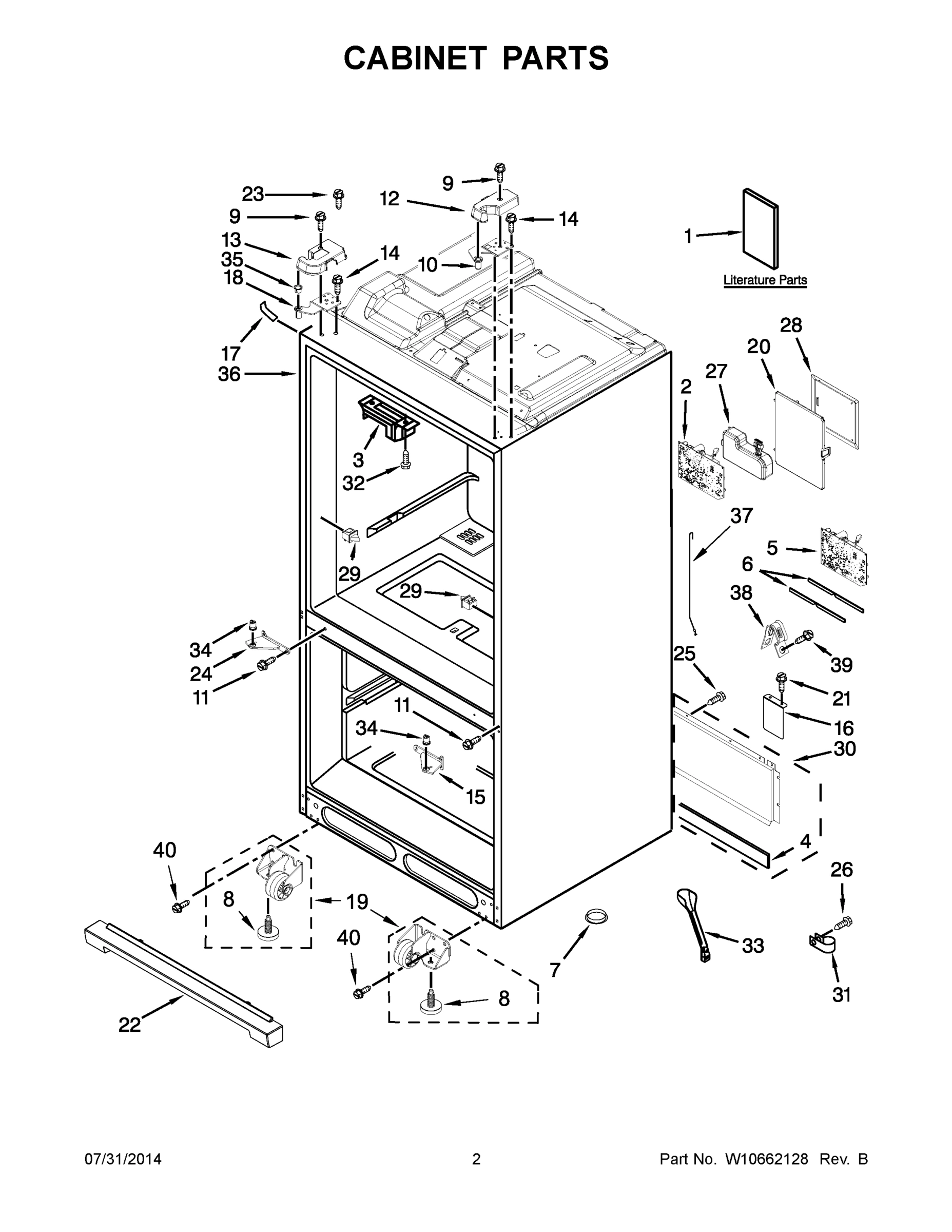 02 - CABINET PARTS