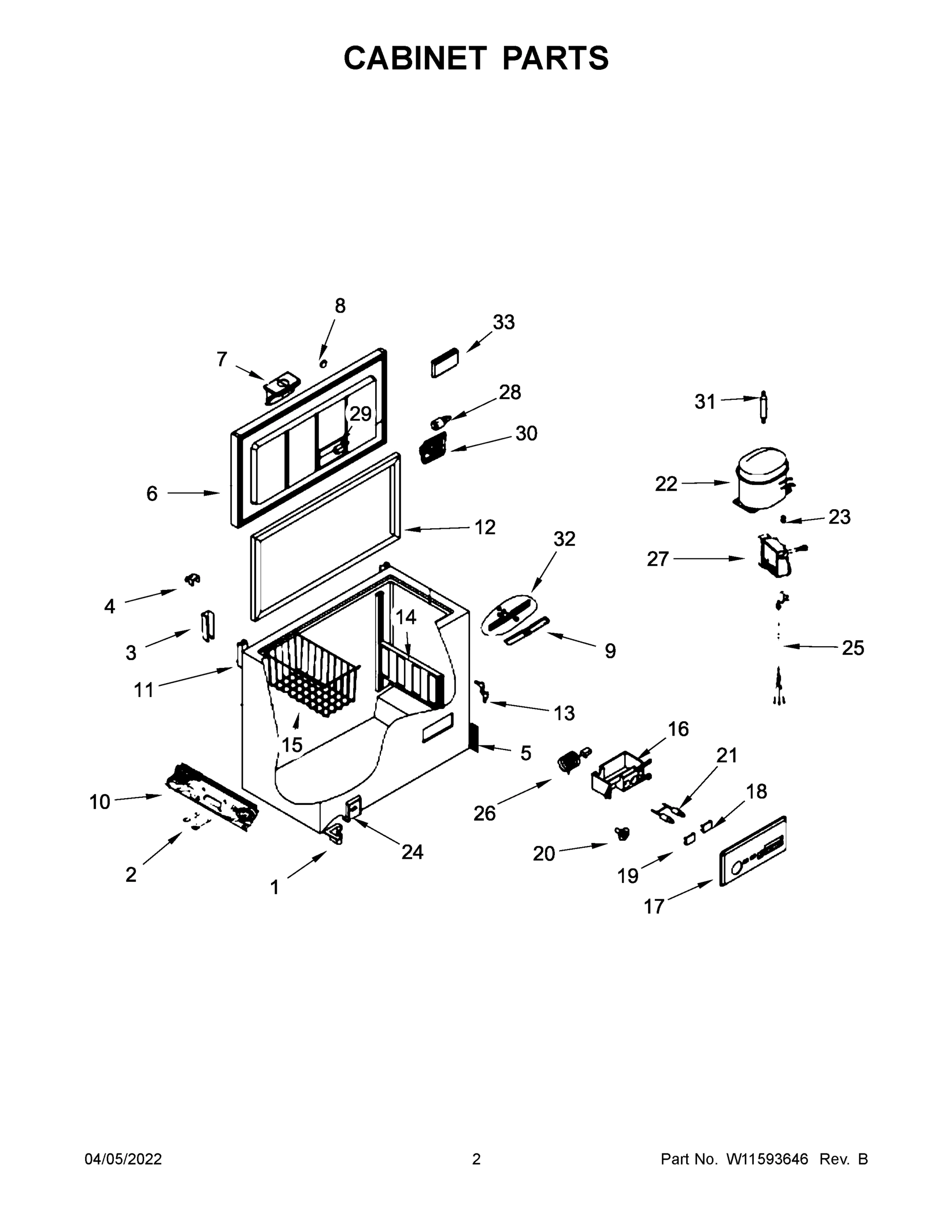 02 - CABINET PARTS