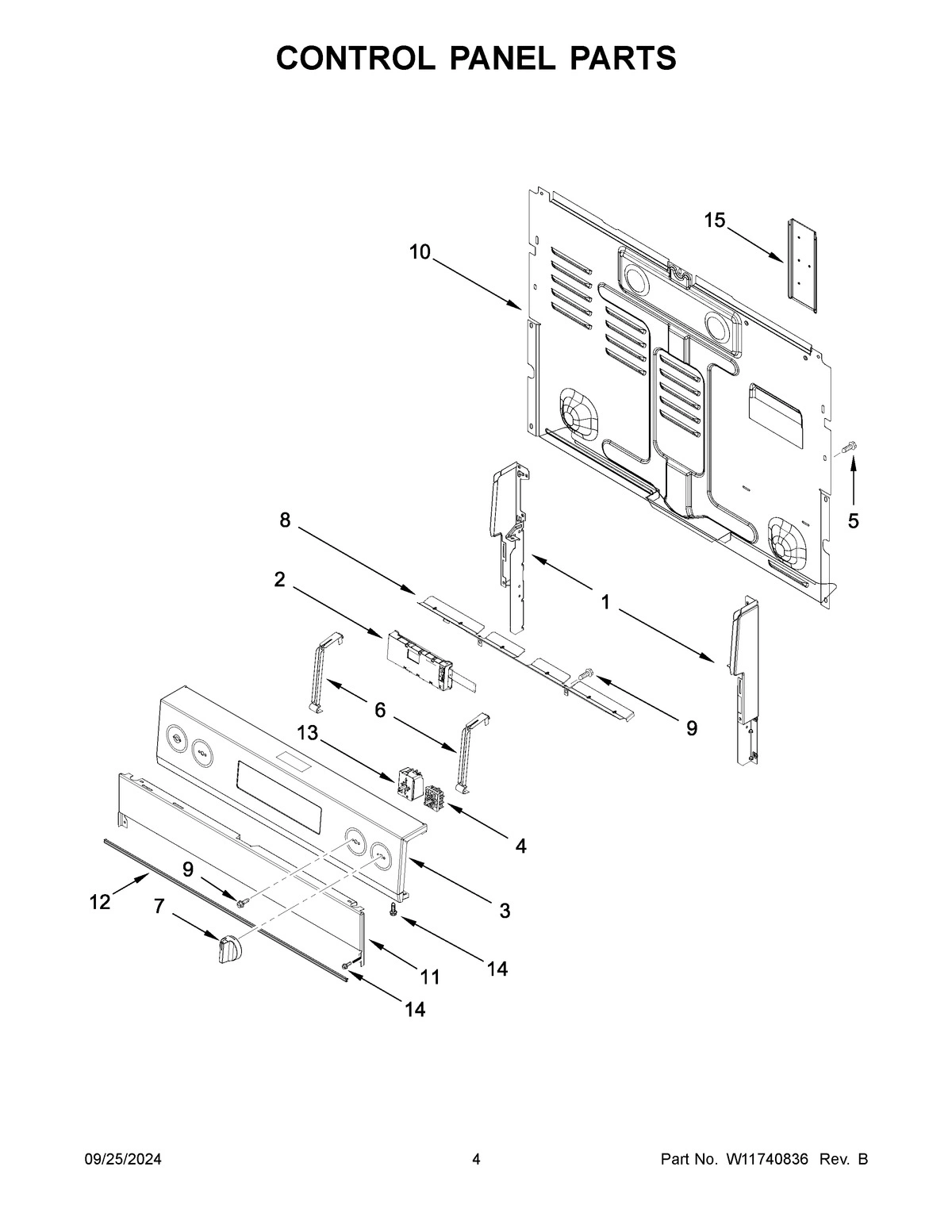 03 - CONTROL PANEL PARTS