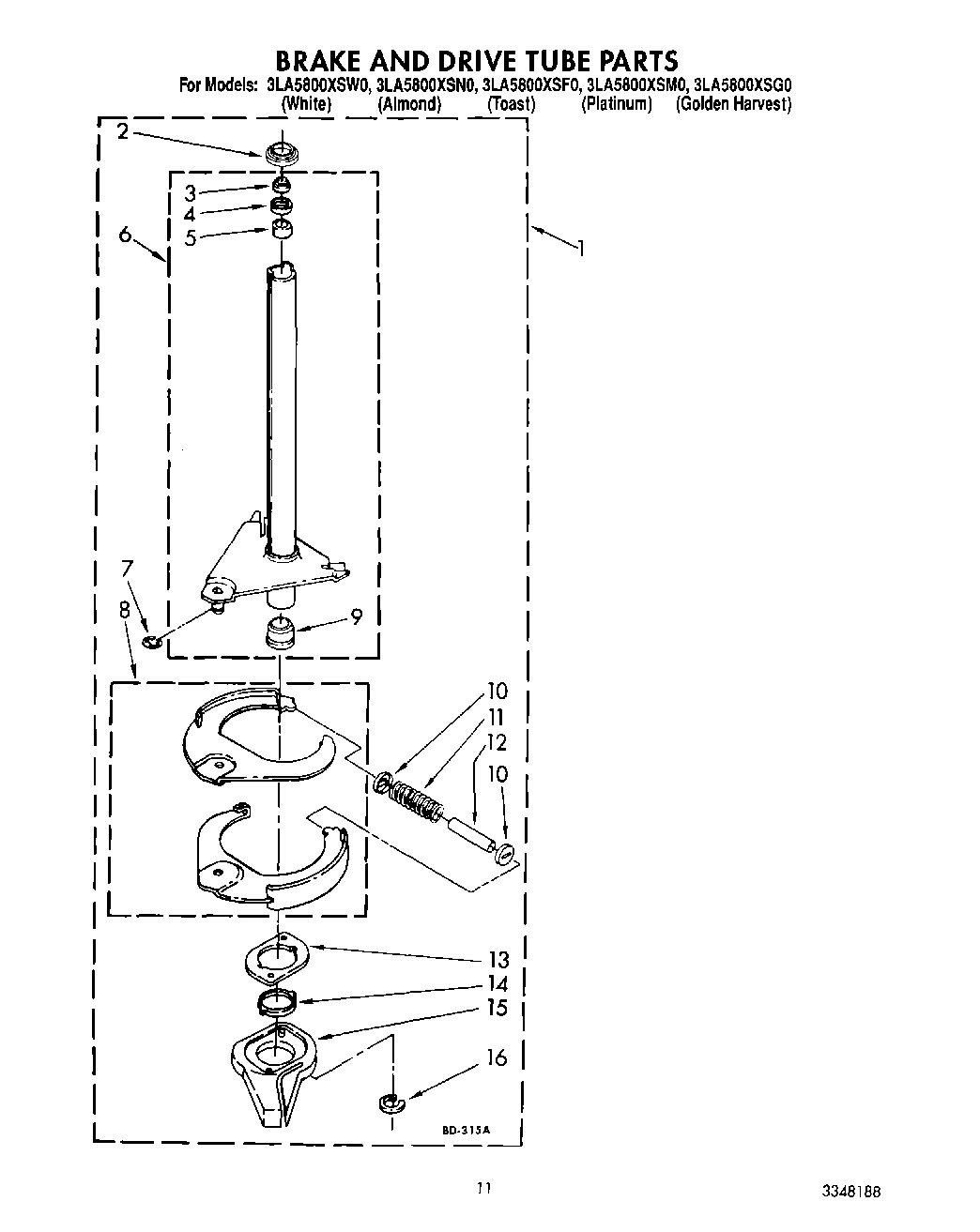 08 - BRAKE AND DRIVE TUBE