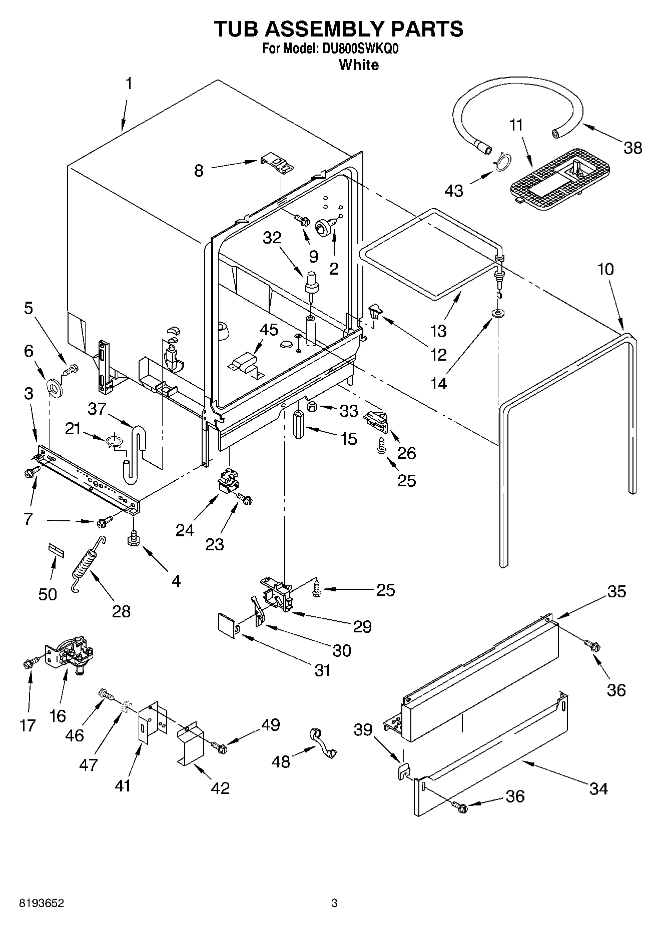03 - TUB ASSEMBLY