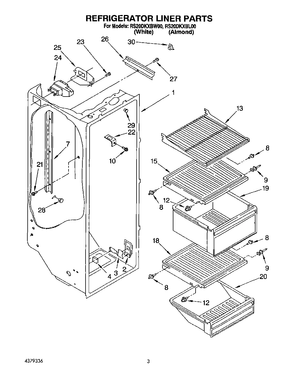 02 - REFRIGERATOR LINER