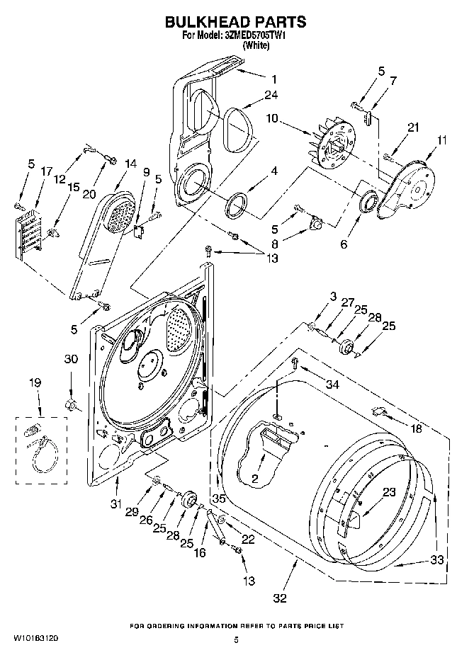 03 - BULKHEAD PARTS, OPTIONAL PARTS (NOT INCLUDED)