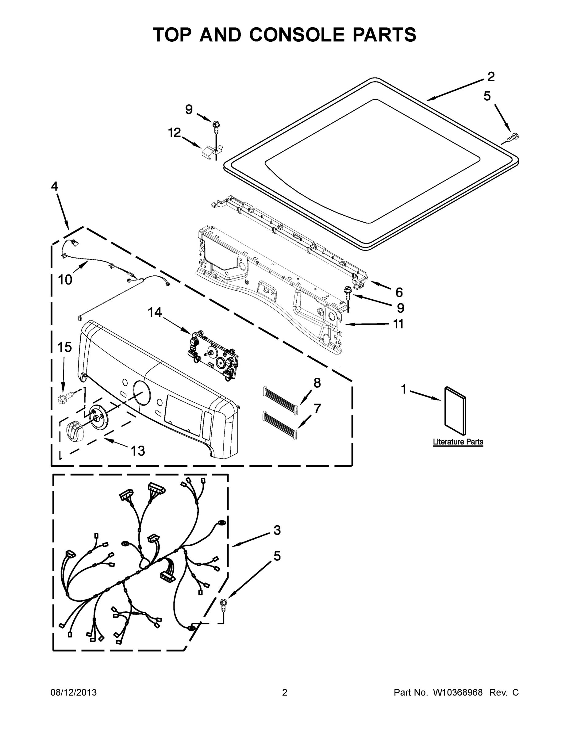 02 - TOP AND CONSOLE PARTS