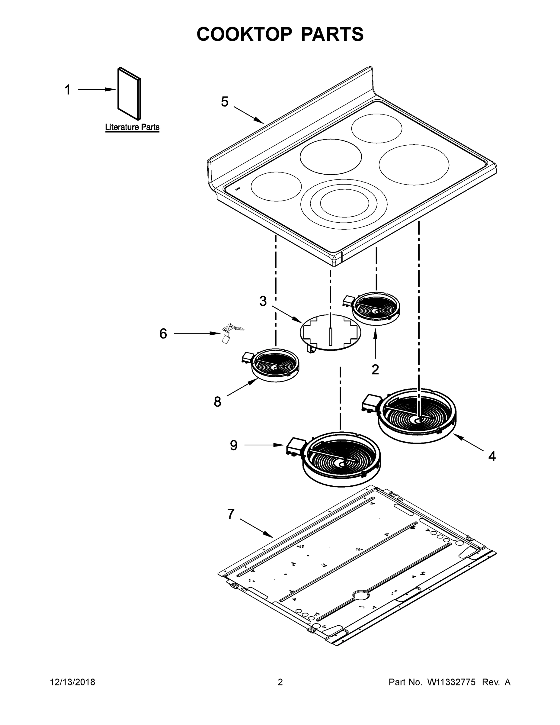 02 - COOKTOP PARTS