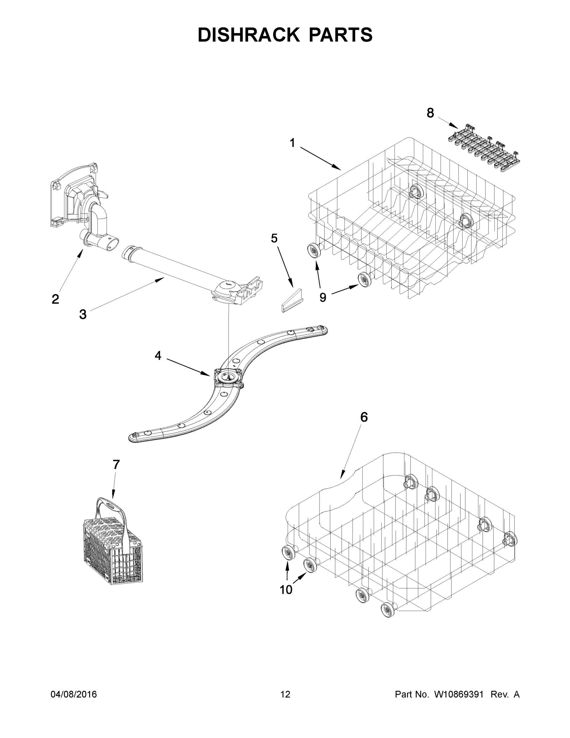 07 - DISHRACK PARTS