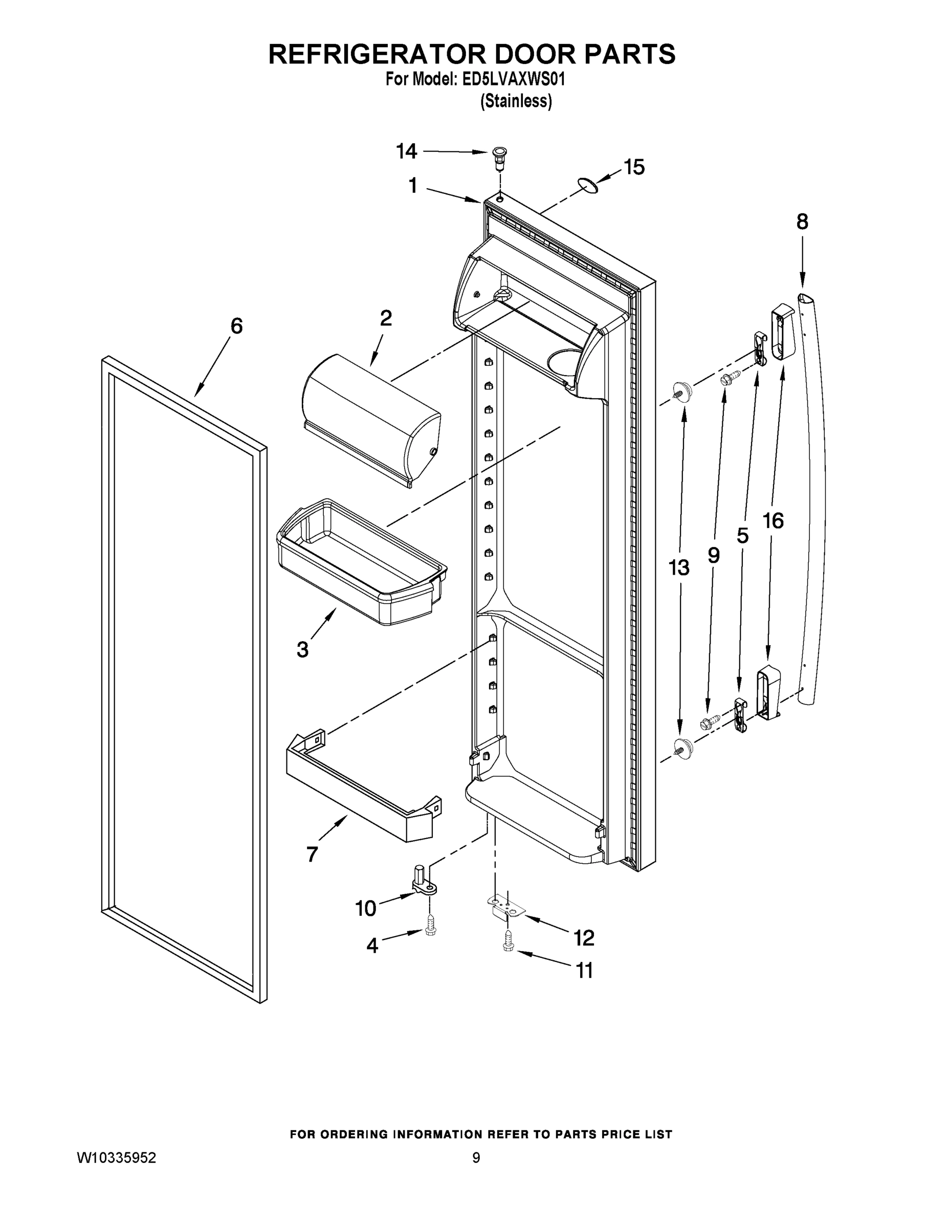 06 - REFRIGERATOR DOOR PARTS