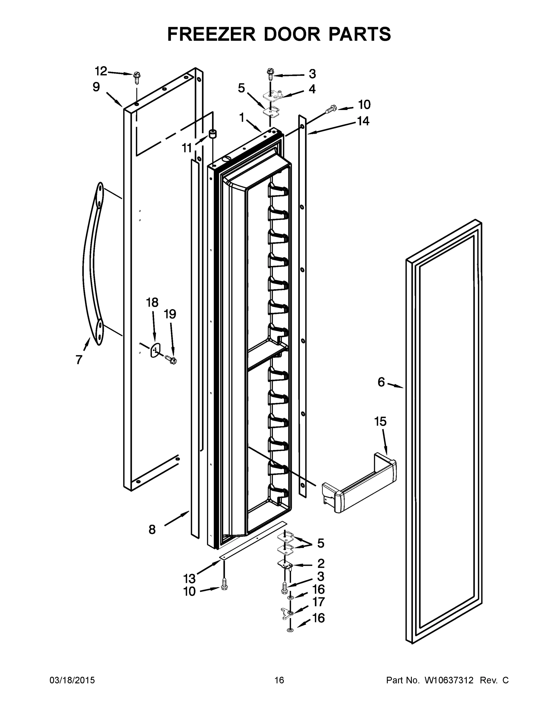09 - FREEZER DOOR PARTS