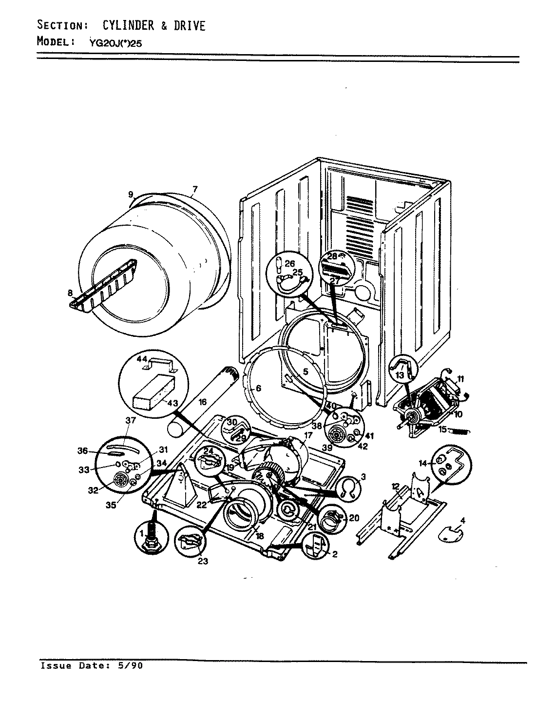 04 - CYLINDER & DRIVE (REV. A-C)