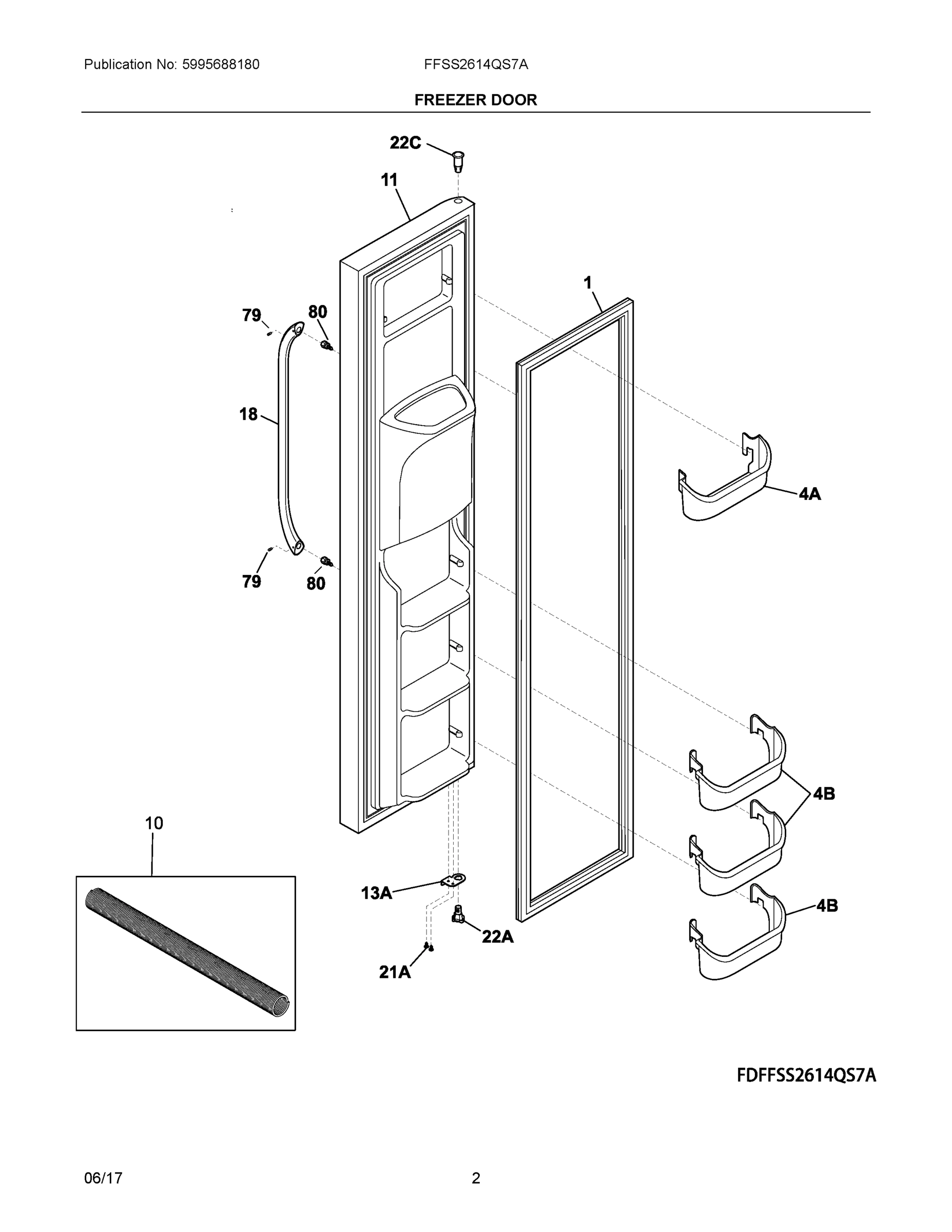 02 - FREEZER DOOR