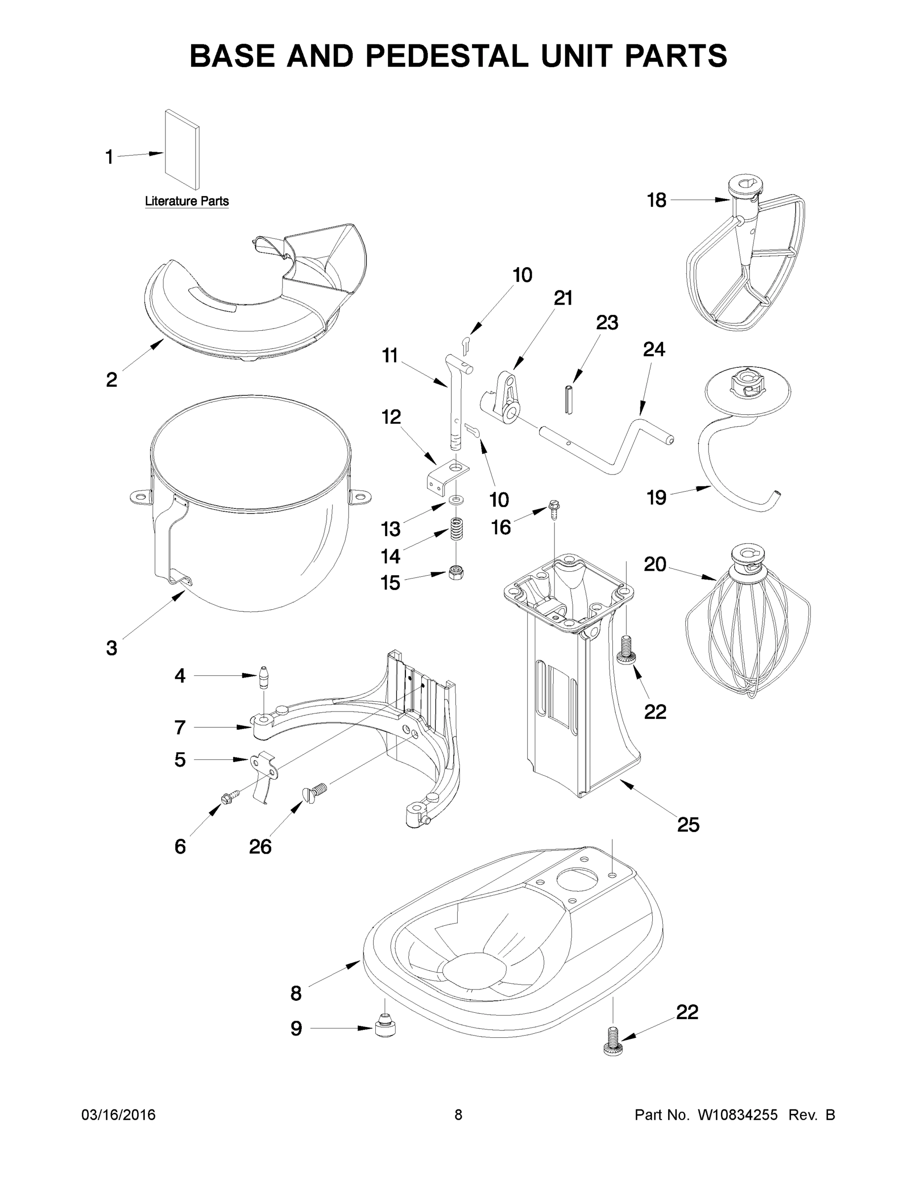 05 - BASE AND PEDESTAL UNIT PARTS