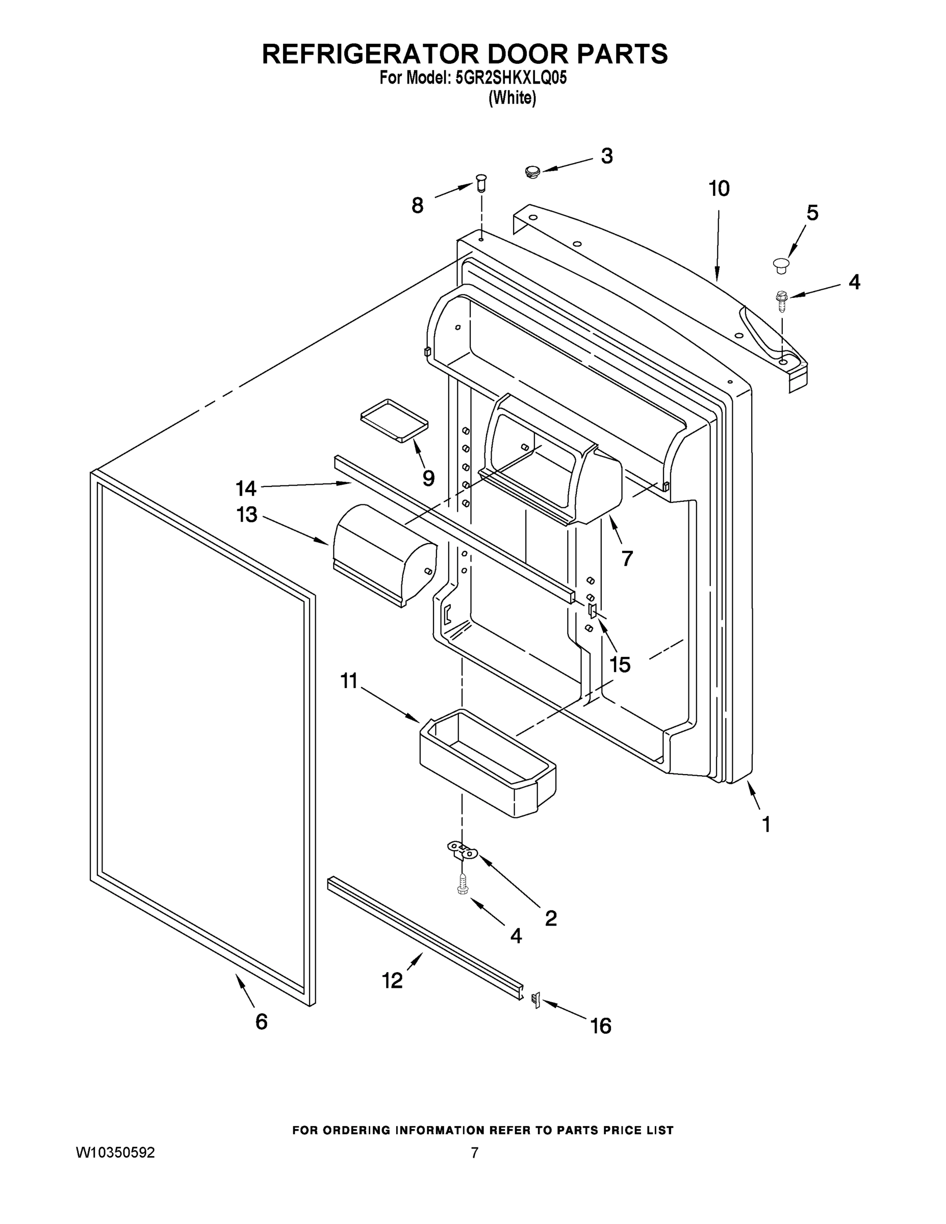 04 - REFRIGERATOR DOOR PARTS