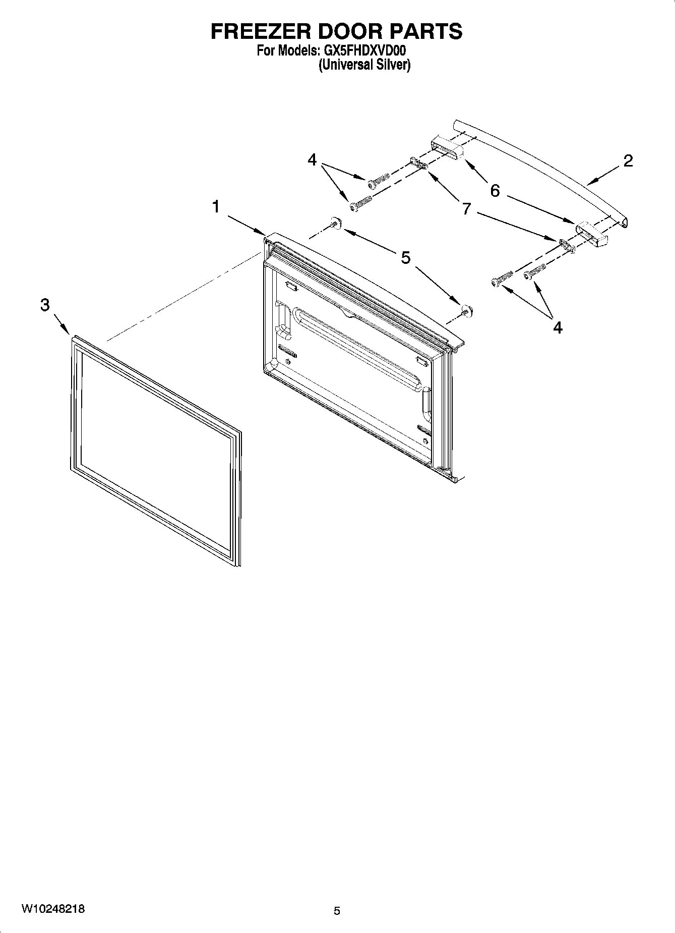 03 - FREEZER DOOR PARTS