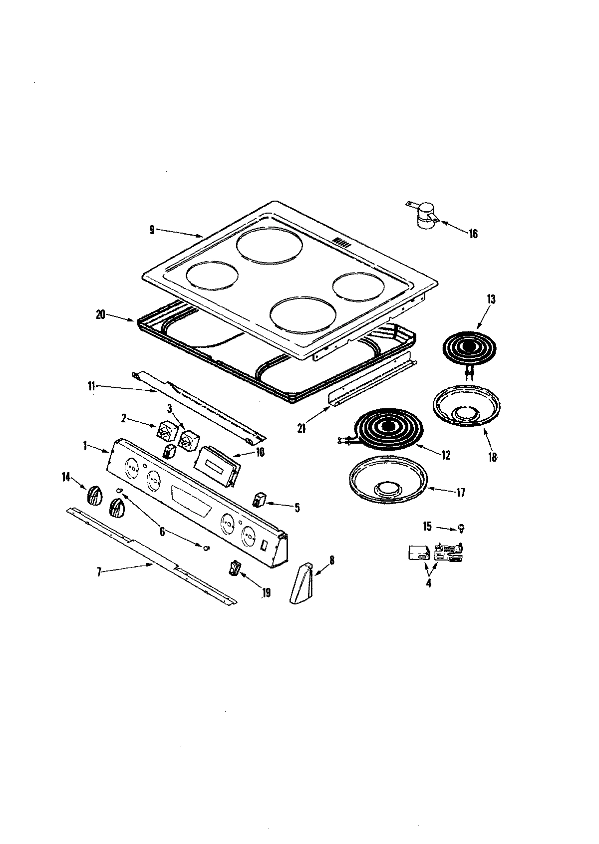 02 - CONTROL PANEL/TOP ASY