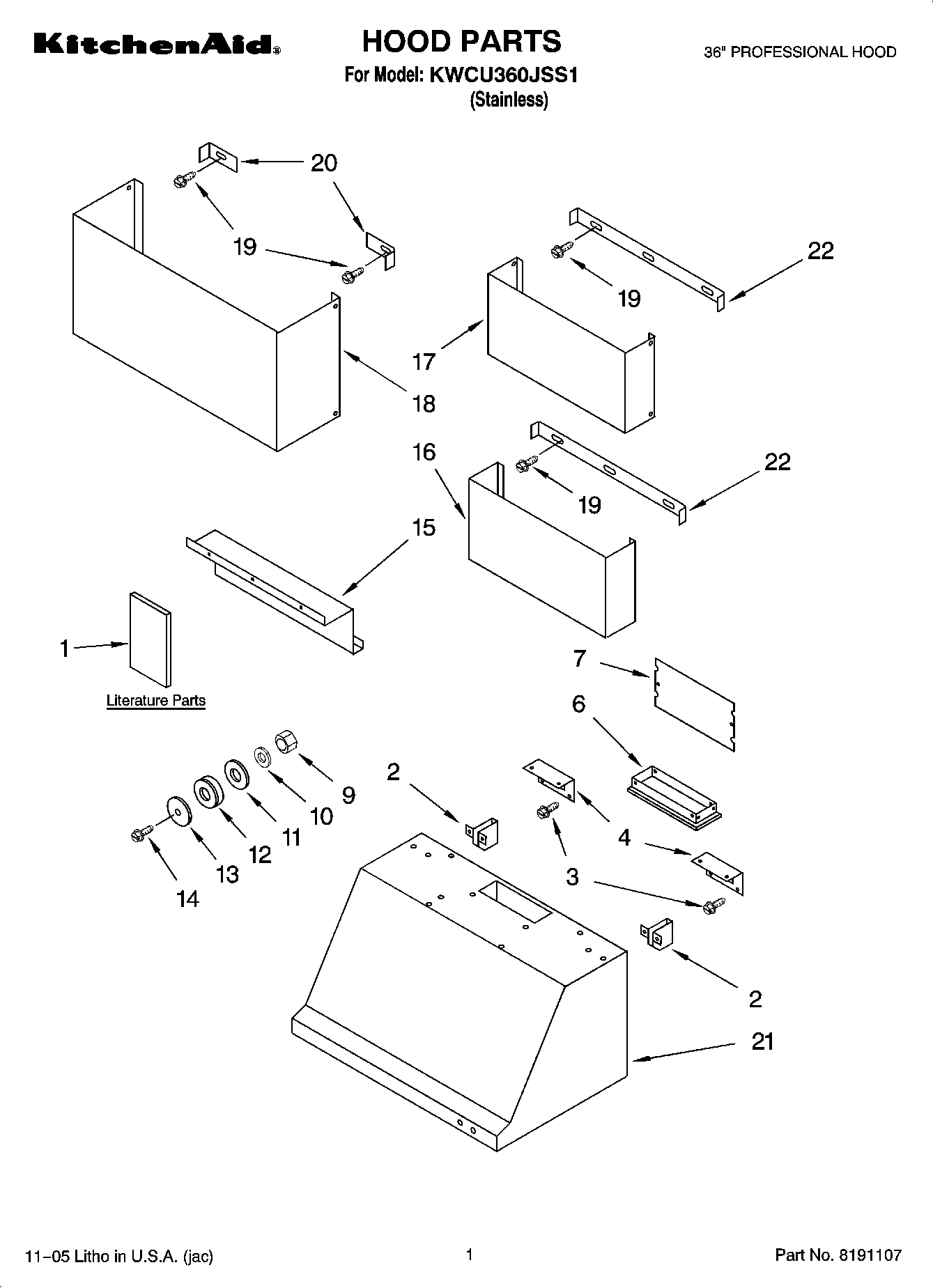 01 - HOOD PARTS