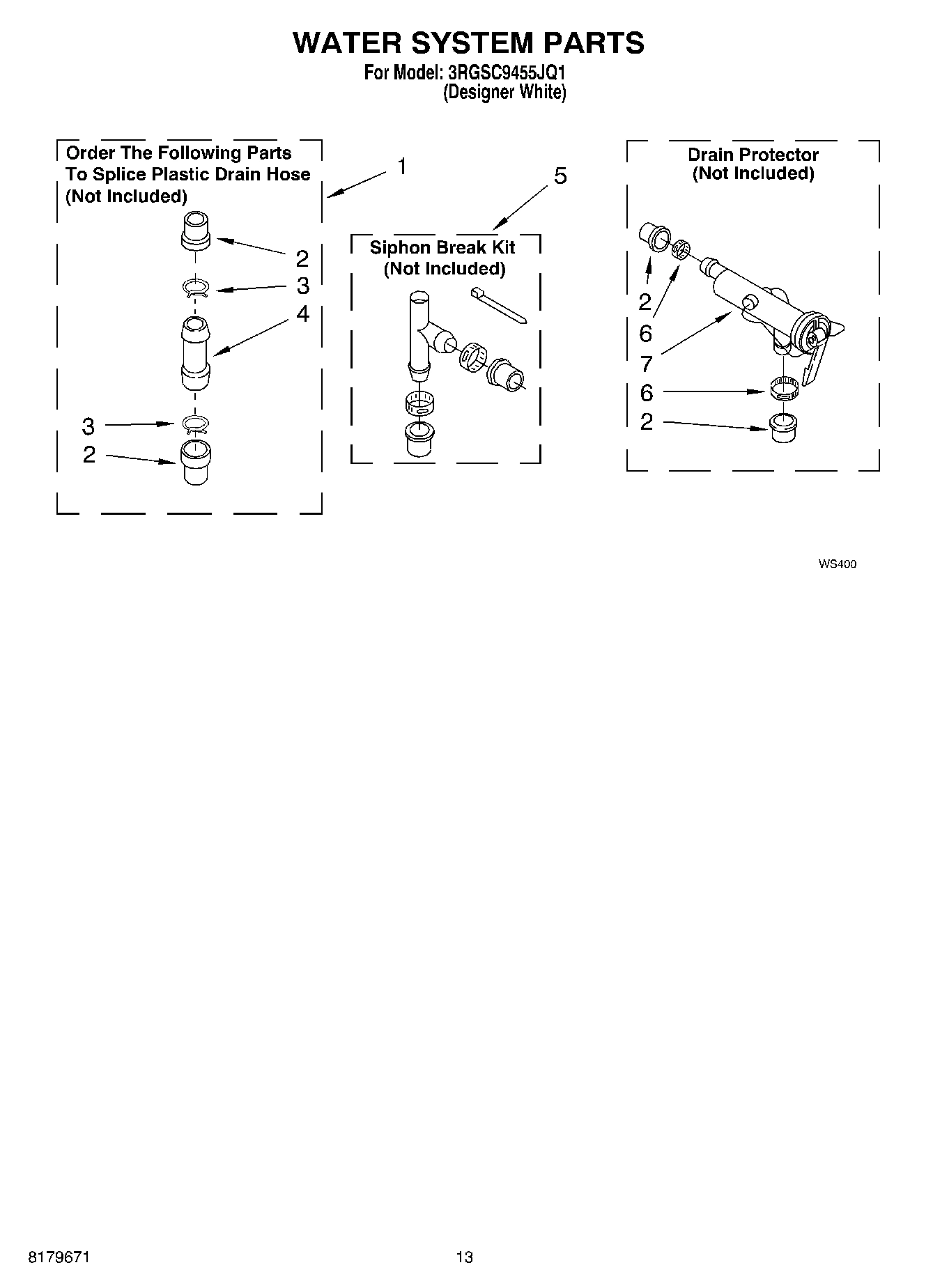 09 - WATER SYSTEM PARTS