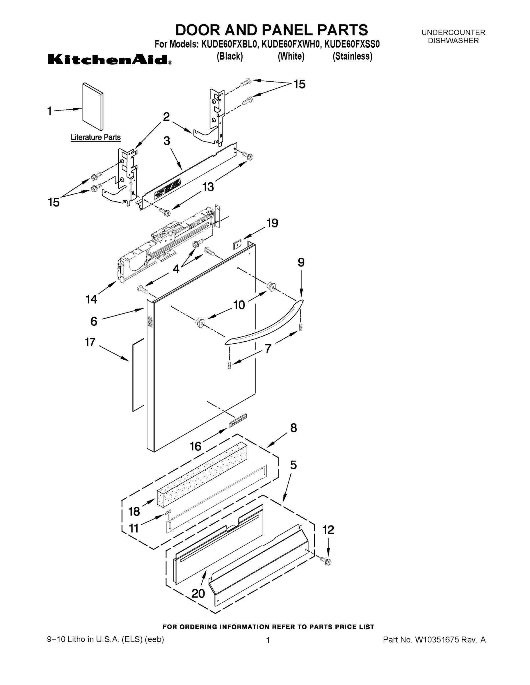01 - DOOR AND PANEL PARTS