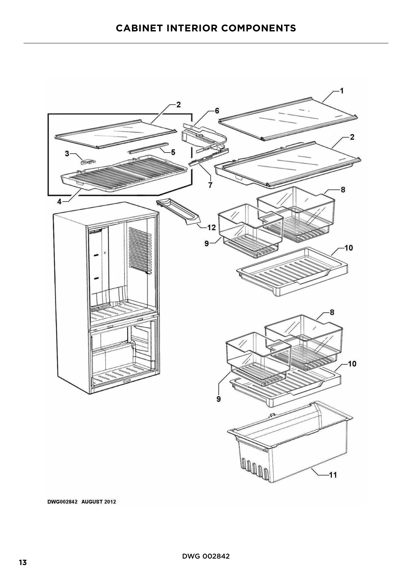 CABINET INTERIOR COMPONENTS