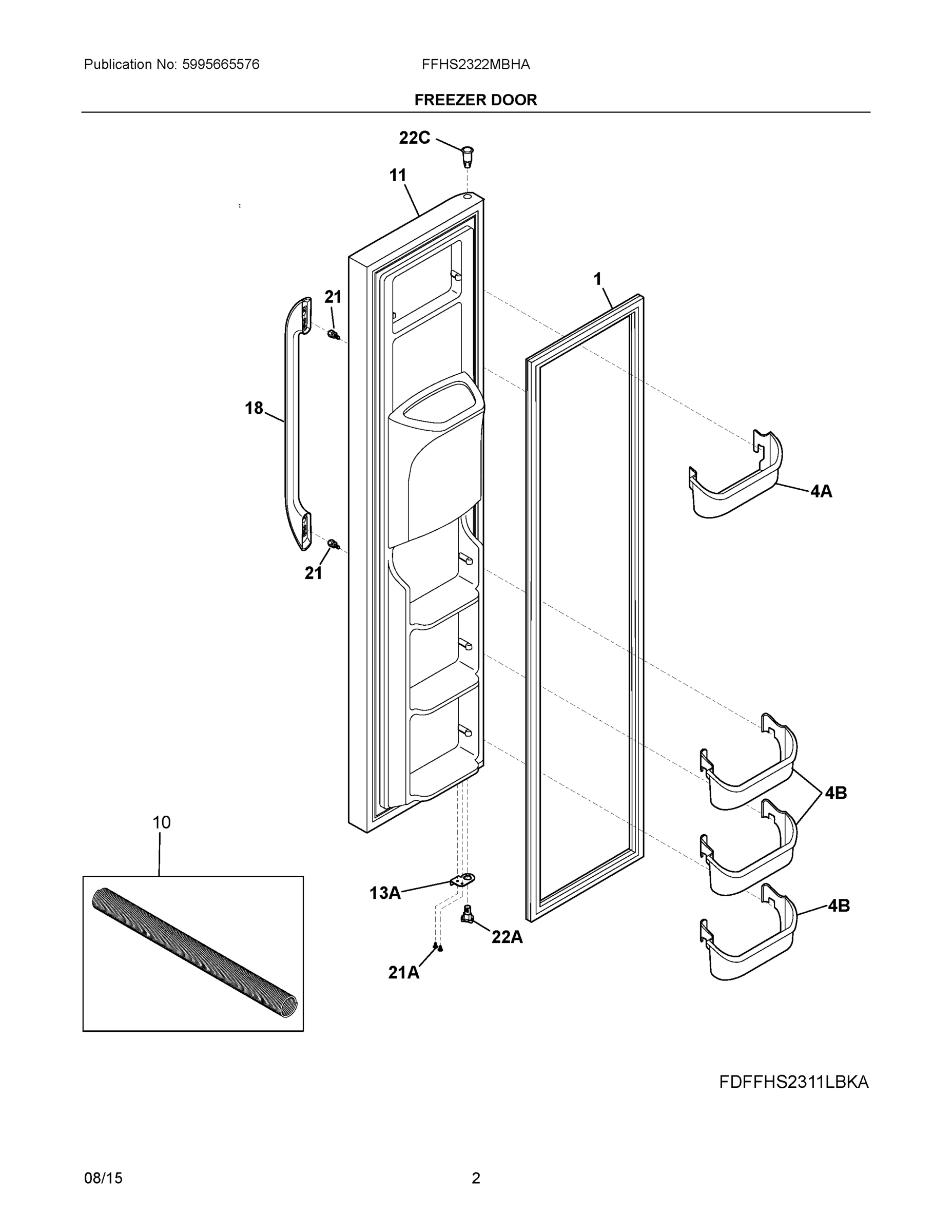 02 - FREEZER DOOR