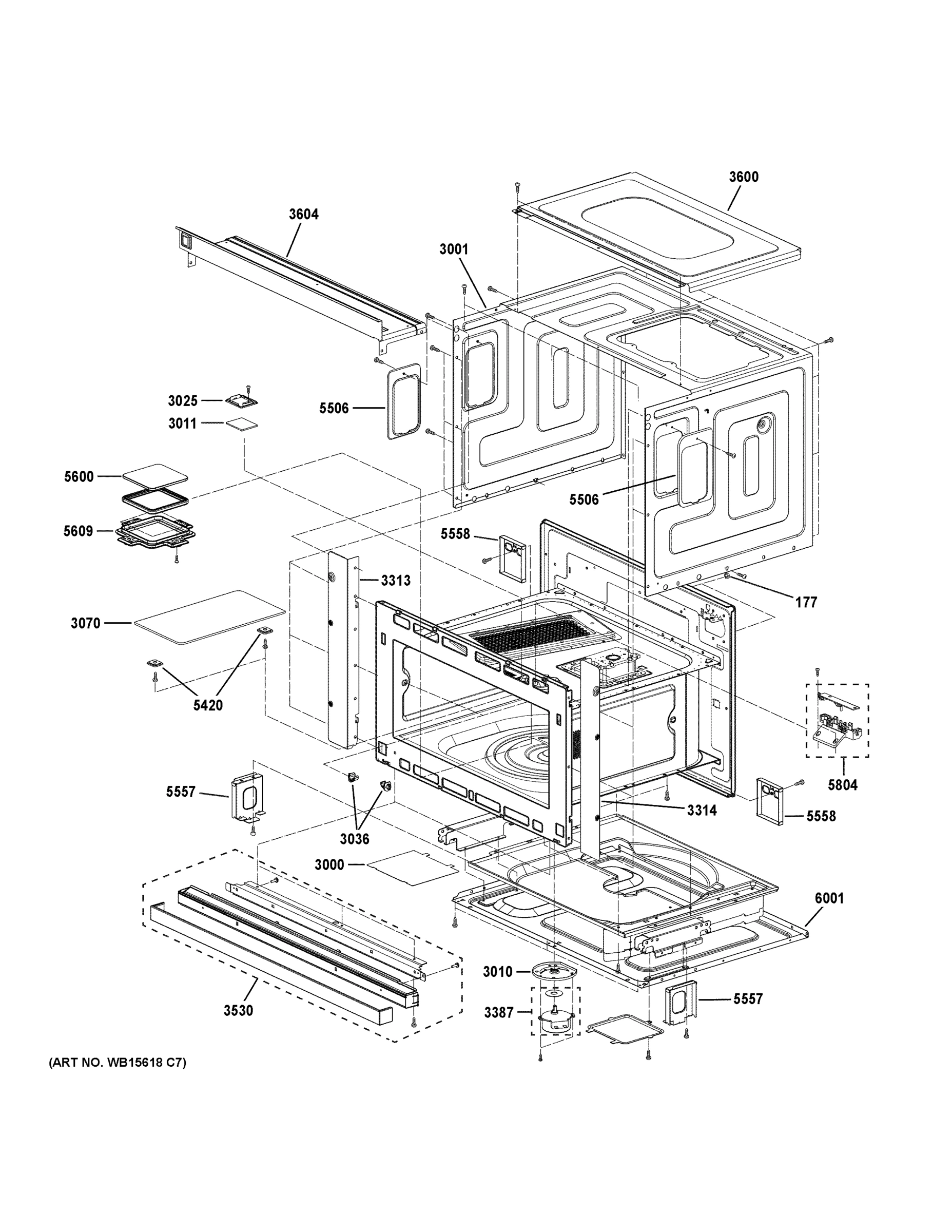 OVEN CAVITY PARTS