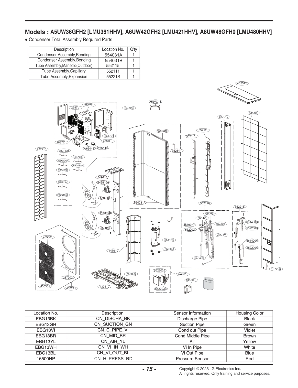 CONDENSER TOTAL ASSEMBLY