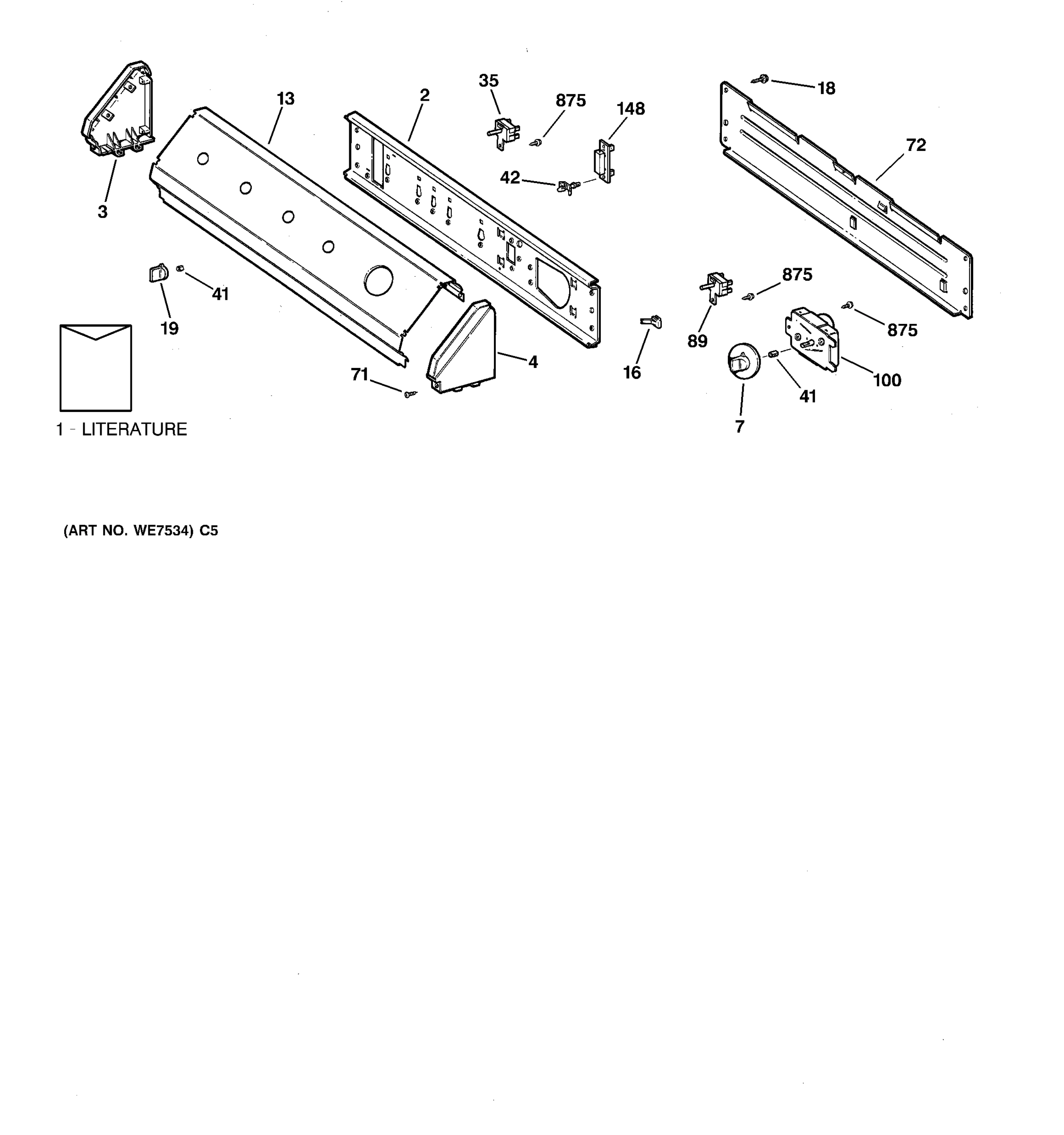 BACKSPLASH ASSEMBLY