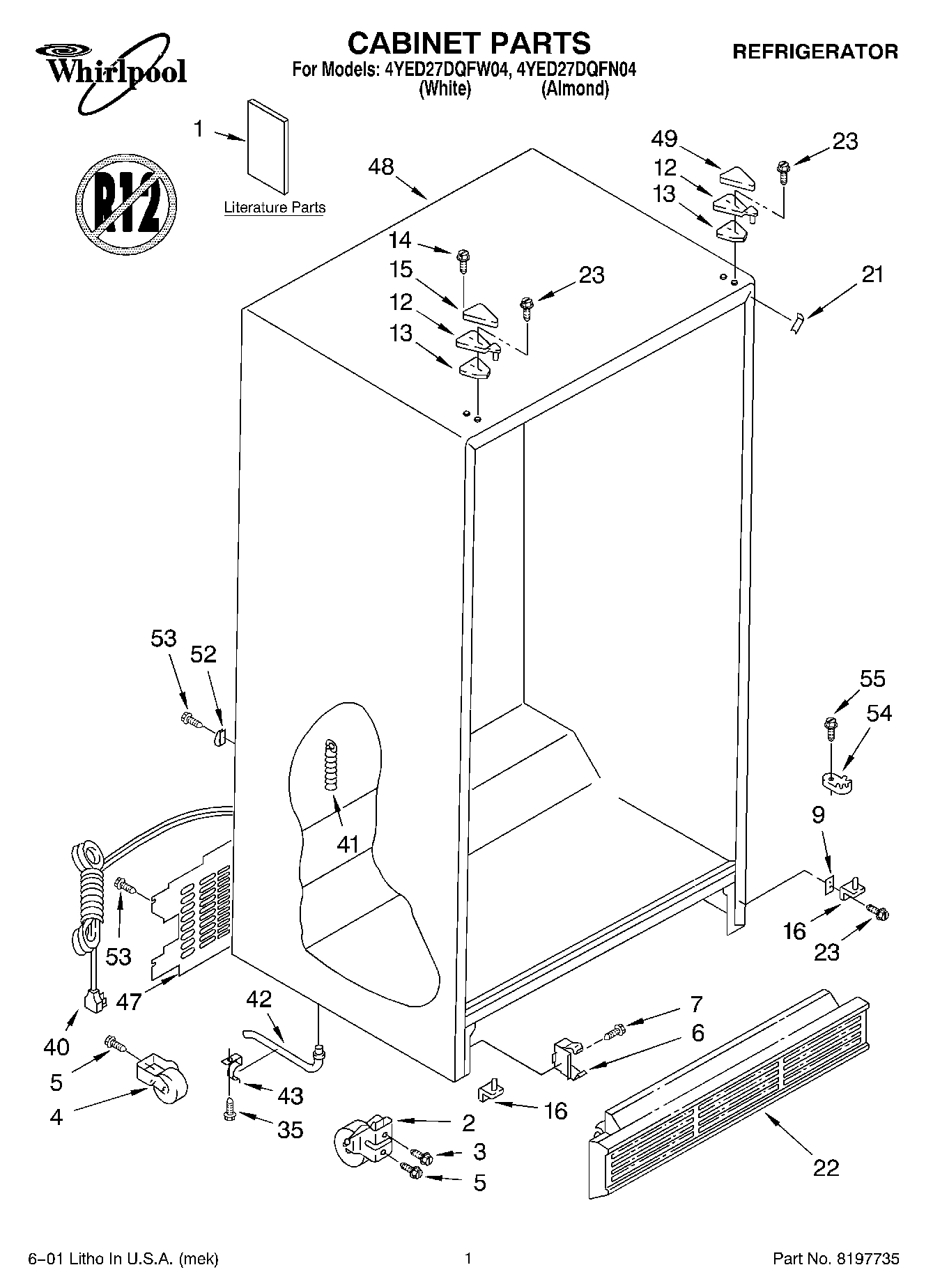01 - CABINET, LITERATURE