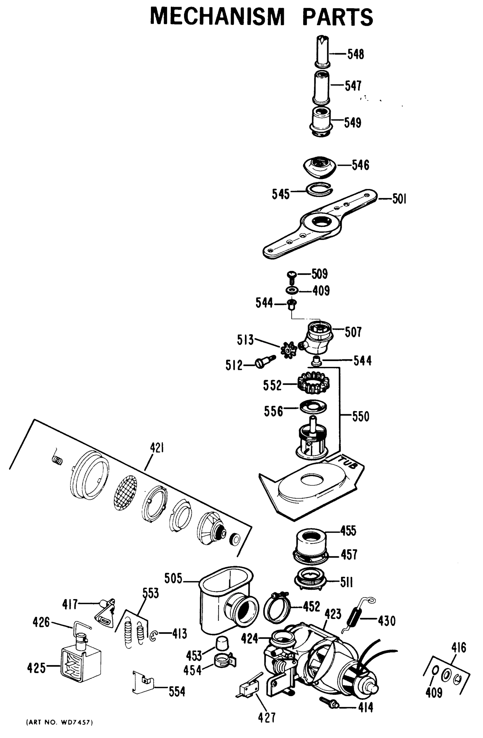 MECHANISM PARTS