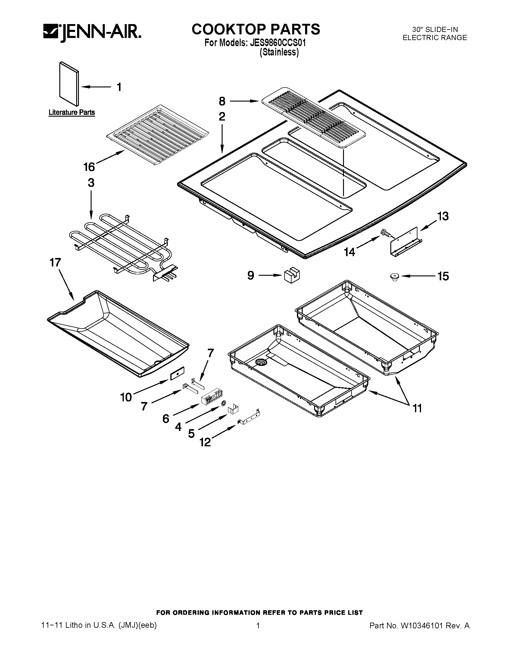 01 - COOKTOP PARTS