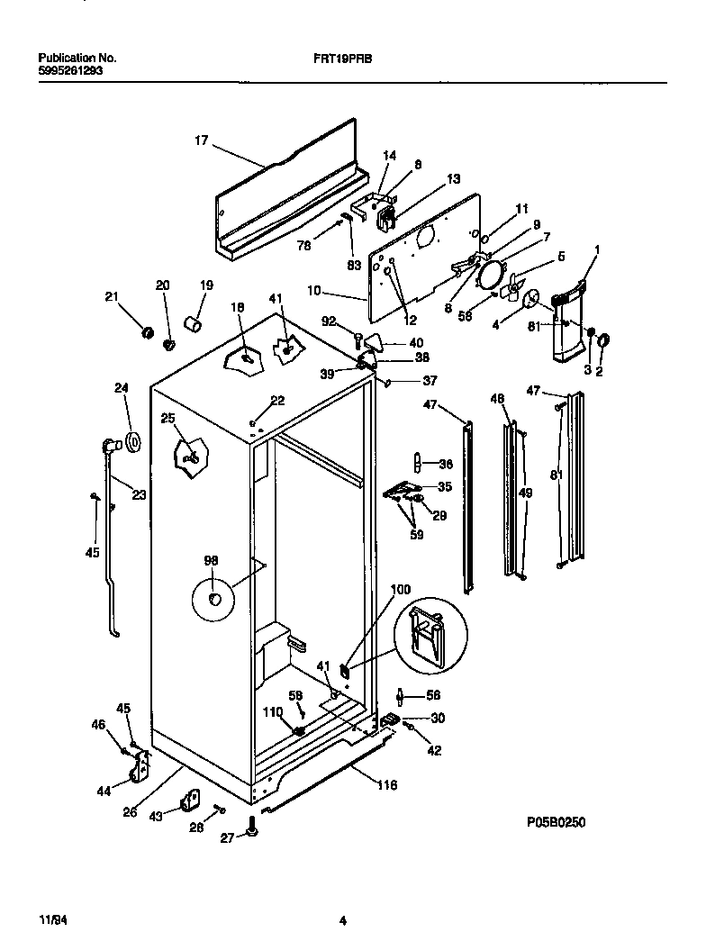 03 - CABINET,  FAN ASSEMBLY