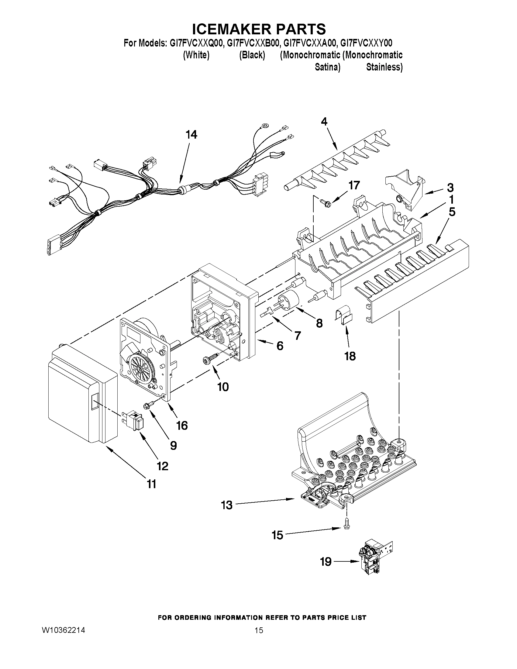 08 - ICEMAKER PARTS