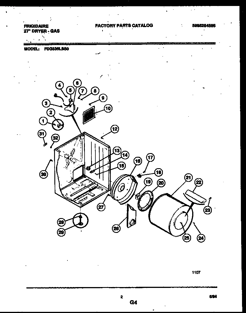 02 - CABINET AND COMPONENT PARTS