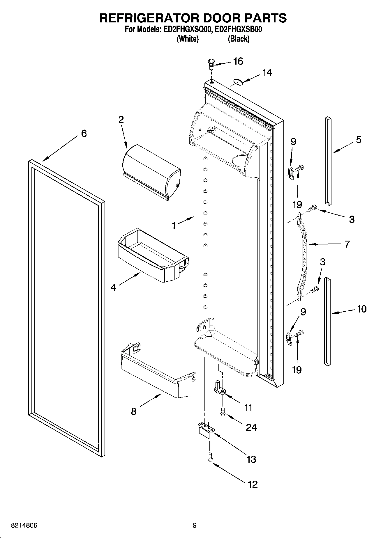 06 - REFRIGERATOR DOOR PARTS